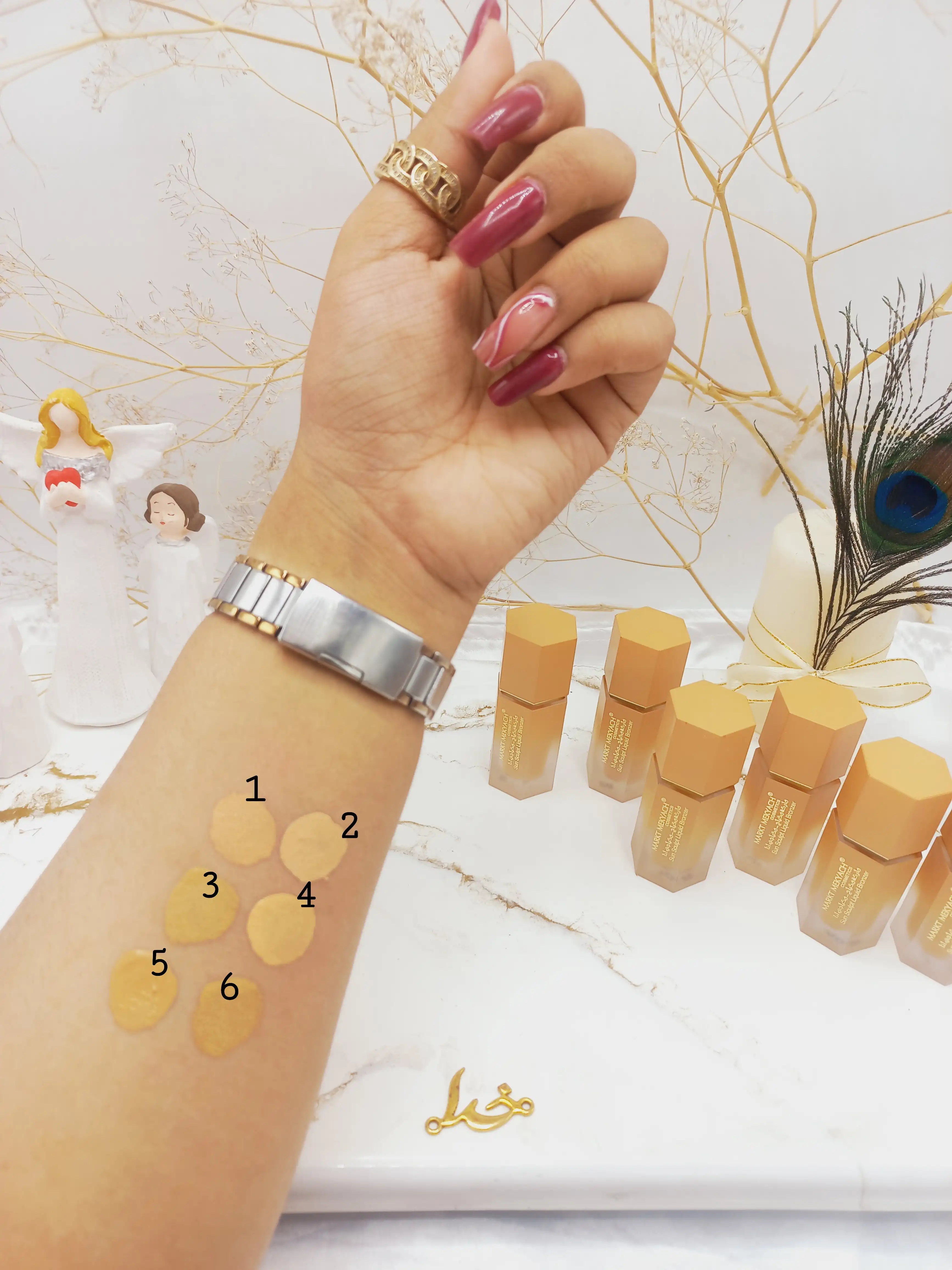 کانسیلر مایع پد دار مارکت مکیاچ کد W103