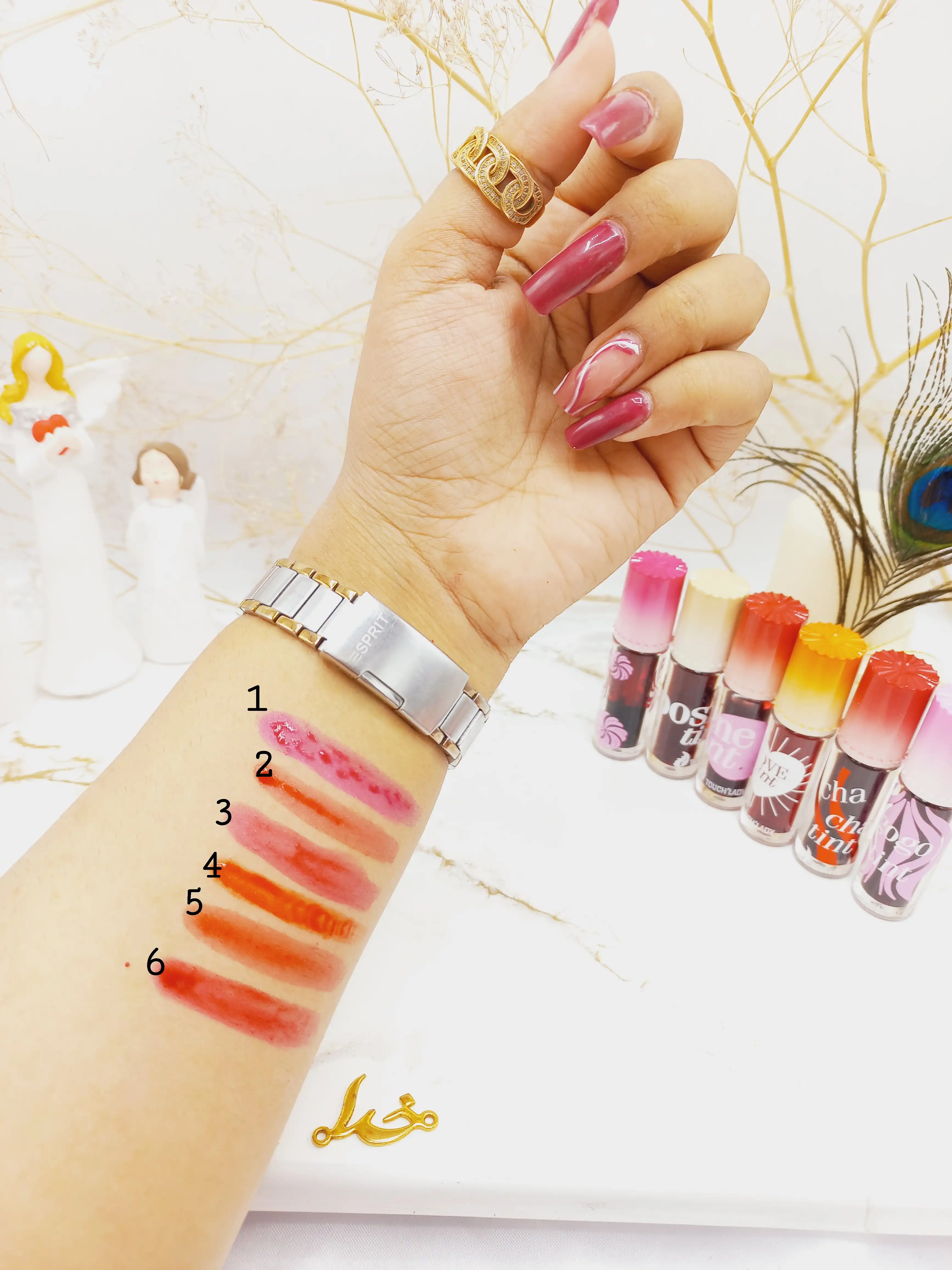 تینت لب خوش رنگ تاچ لیدی TOUCH LADU کد SP01