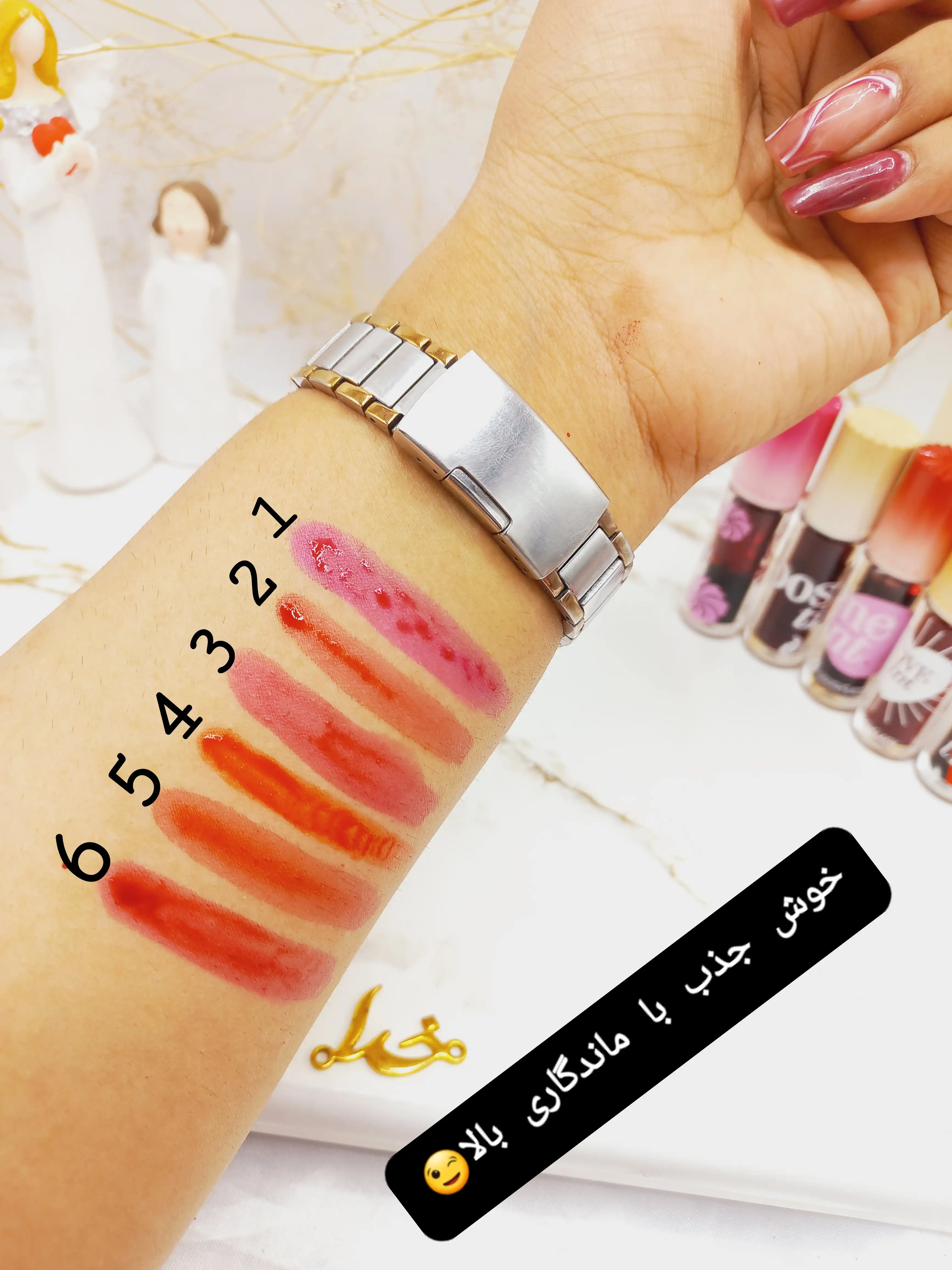 تینت لب خوش رنگ تاچ لیدی TOUCH LADU کد SP01