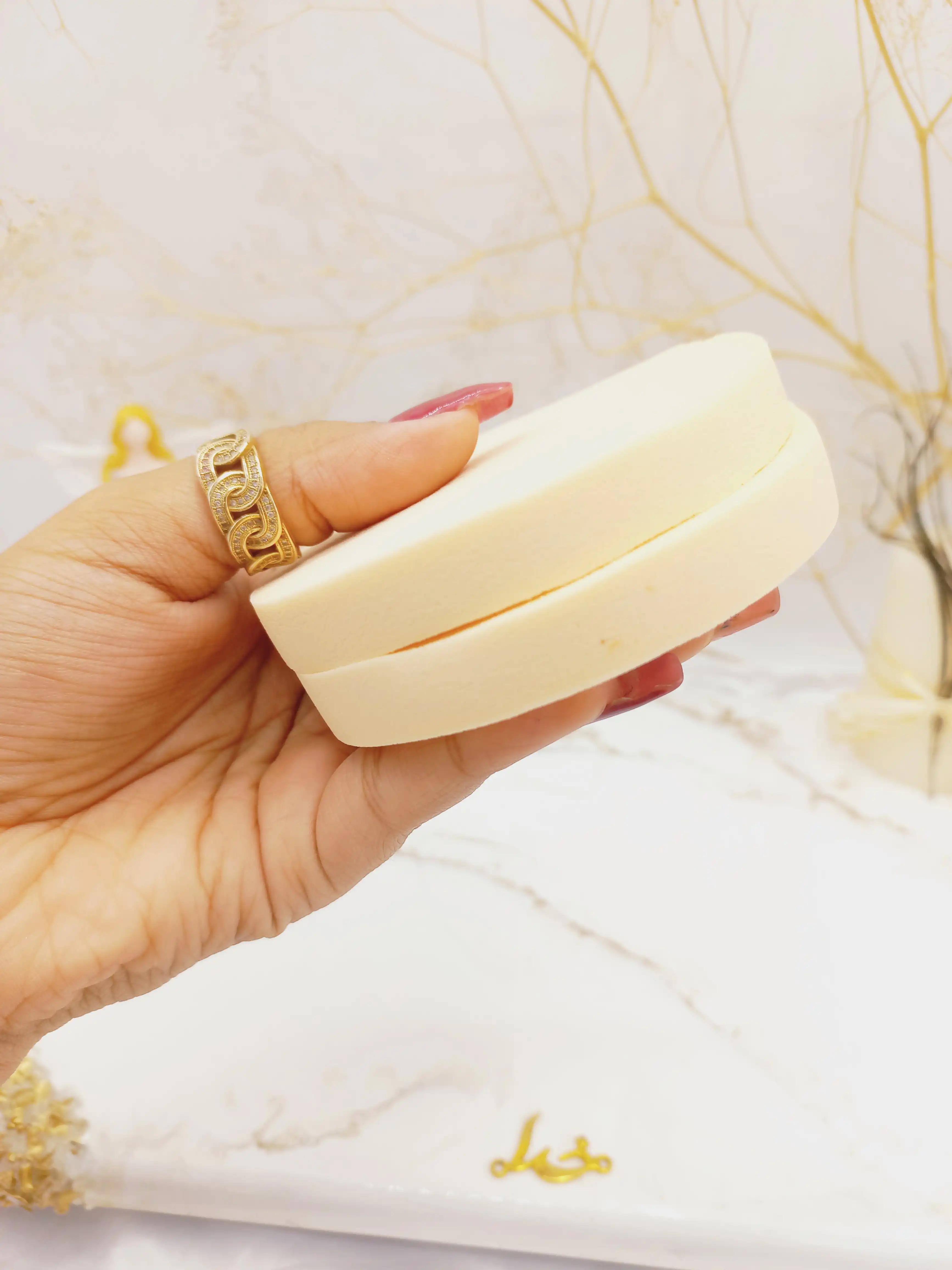 پد آرایش بزرگ مخصوص میکاپ بسته دو عددی پینک کی pink key کد pt1129 کیفیت عالی