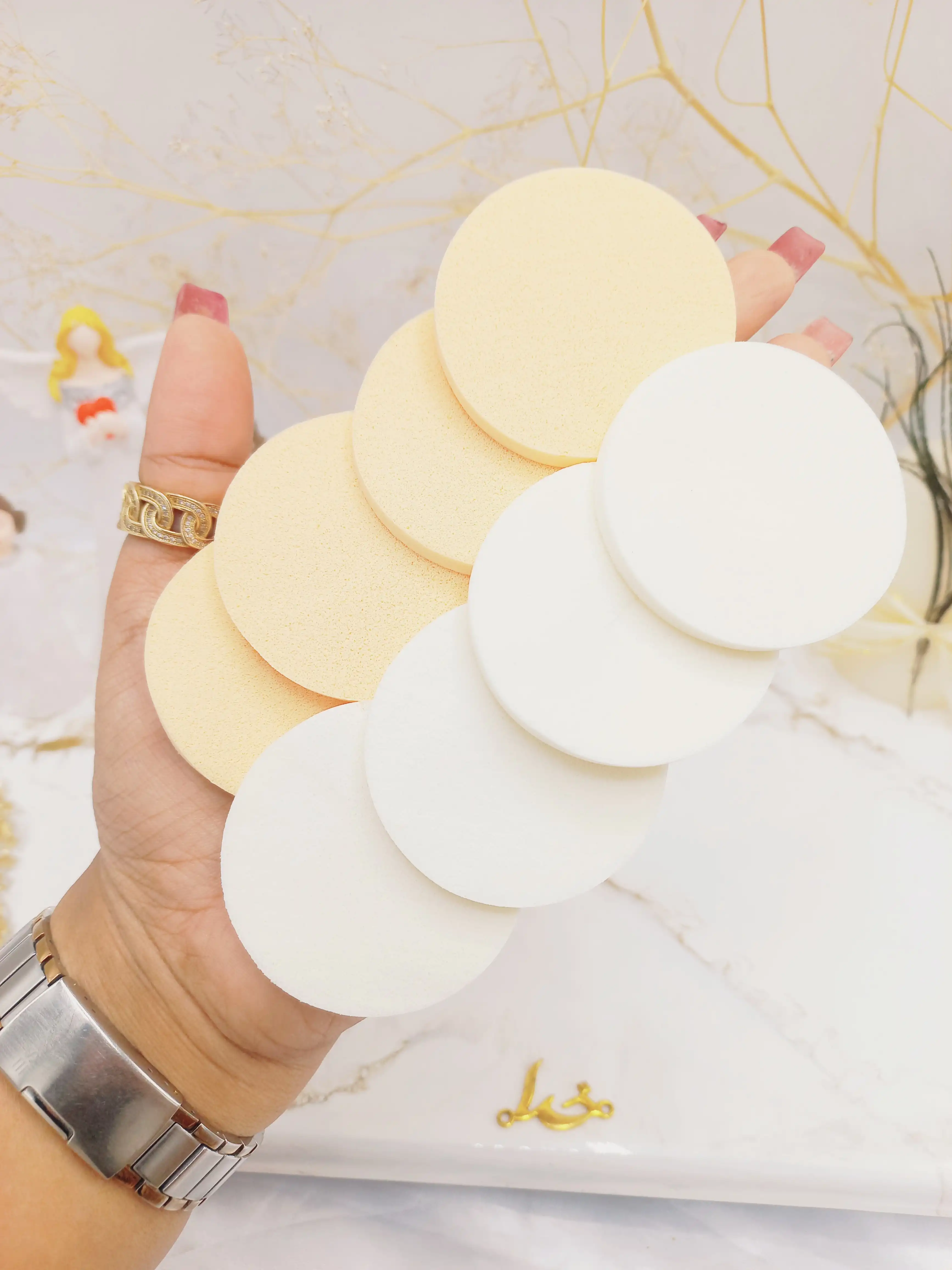 پد آرایش کوچک بسته هشت عددی پینک کی pink key کد pr1131