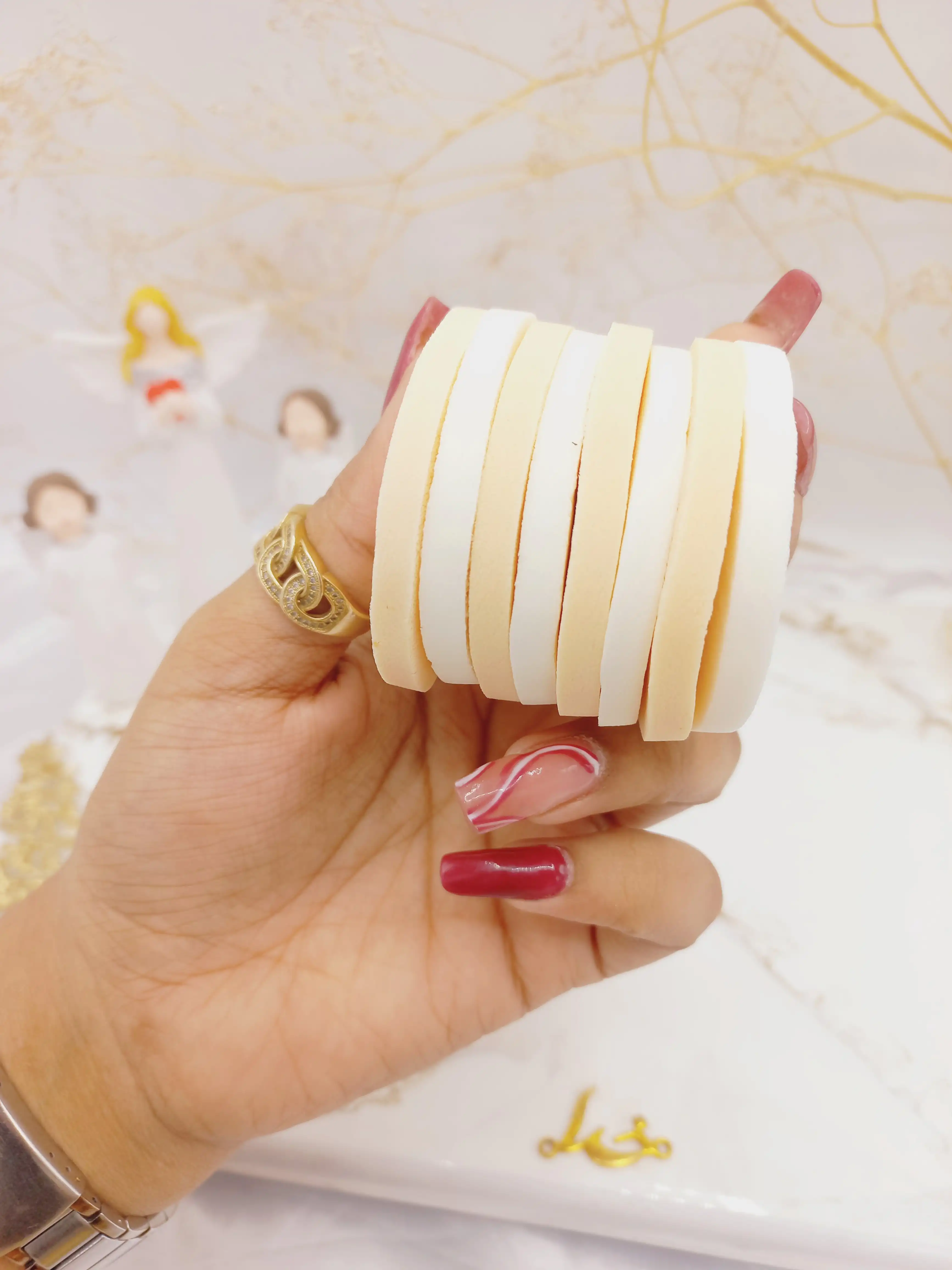 پد آرایش کوچک بسته هشت عددی پینک کی pink key کد pr1131