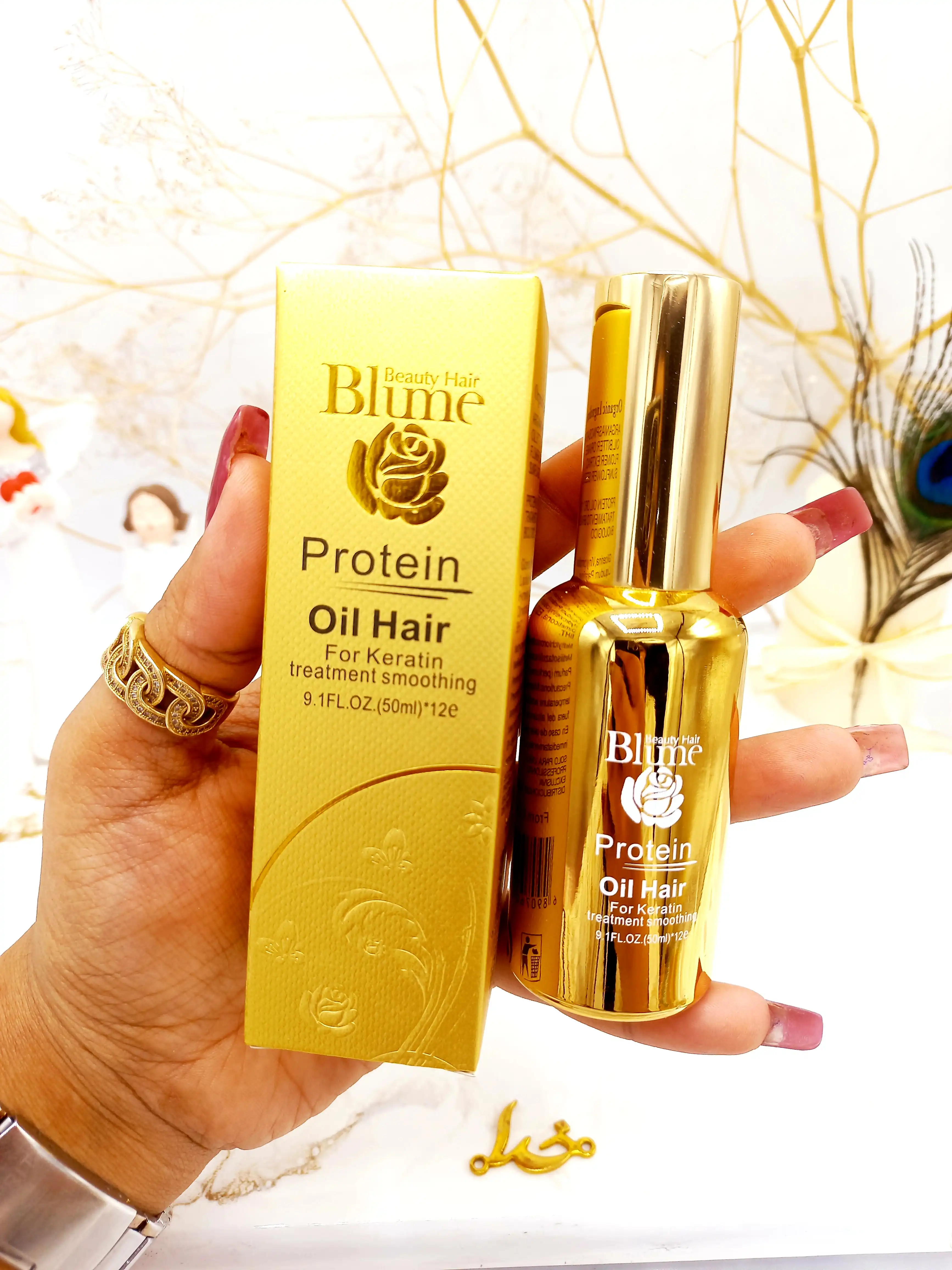 روغن کراتین پروتئین مو بیوتی هیر beauty hair کد 9508