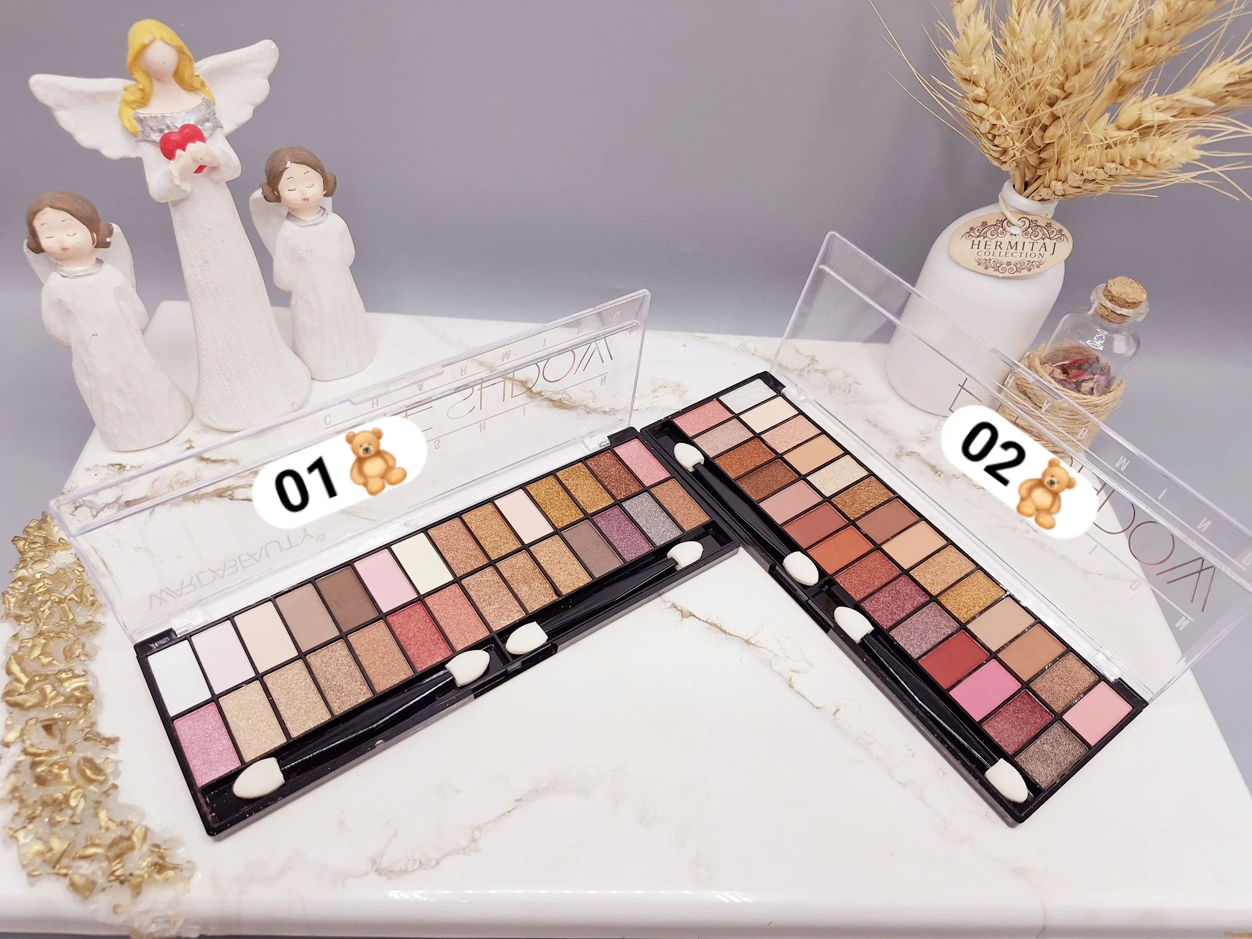 سایه چشم 28 رنگ بی نظیر وردا بیوتی WARDABEAUTY  کد WB302224