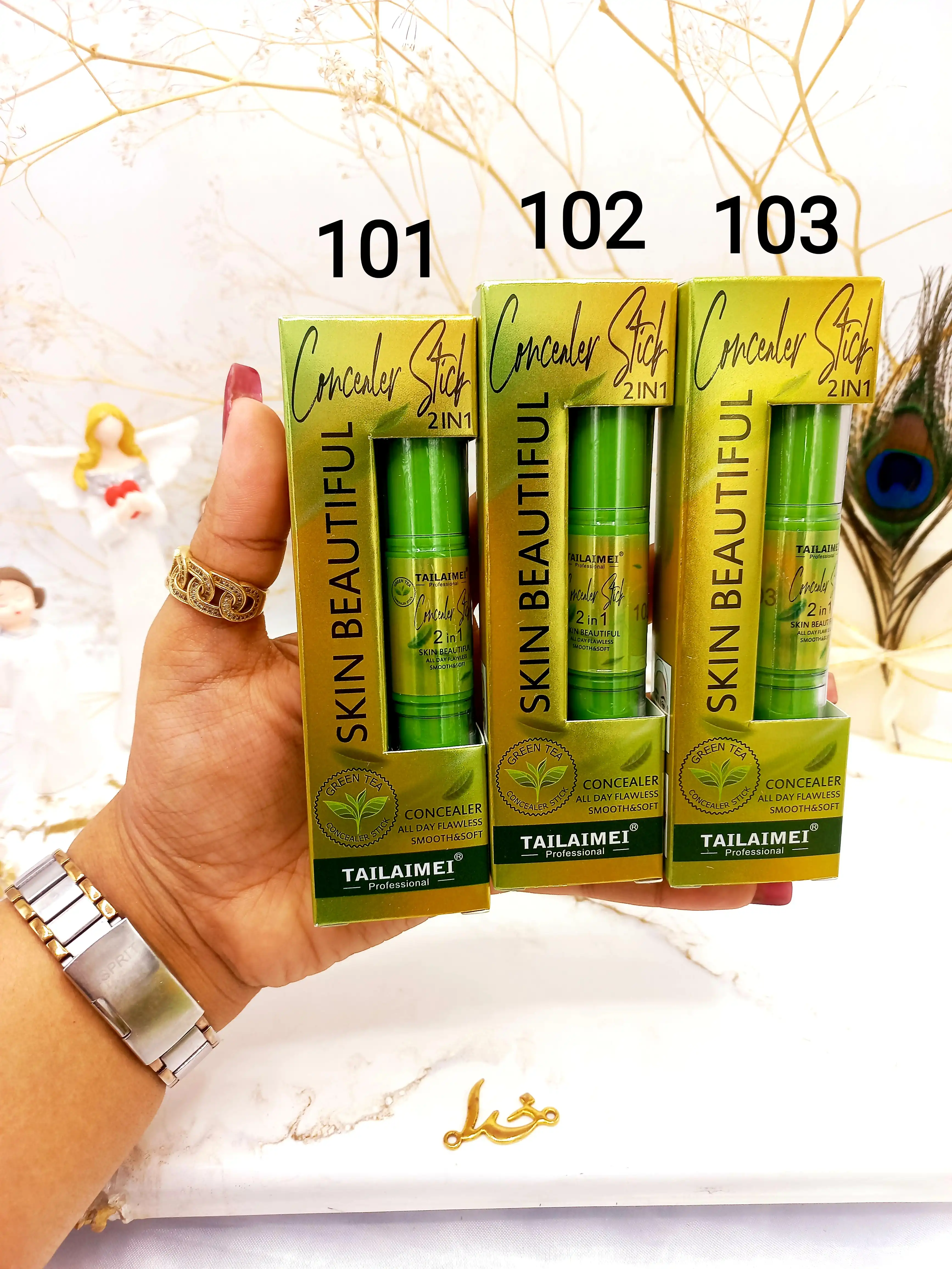 کانتور کانسیلر پرطرفدار  چای سبز تایلامی کد TIMC078