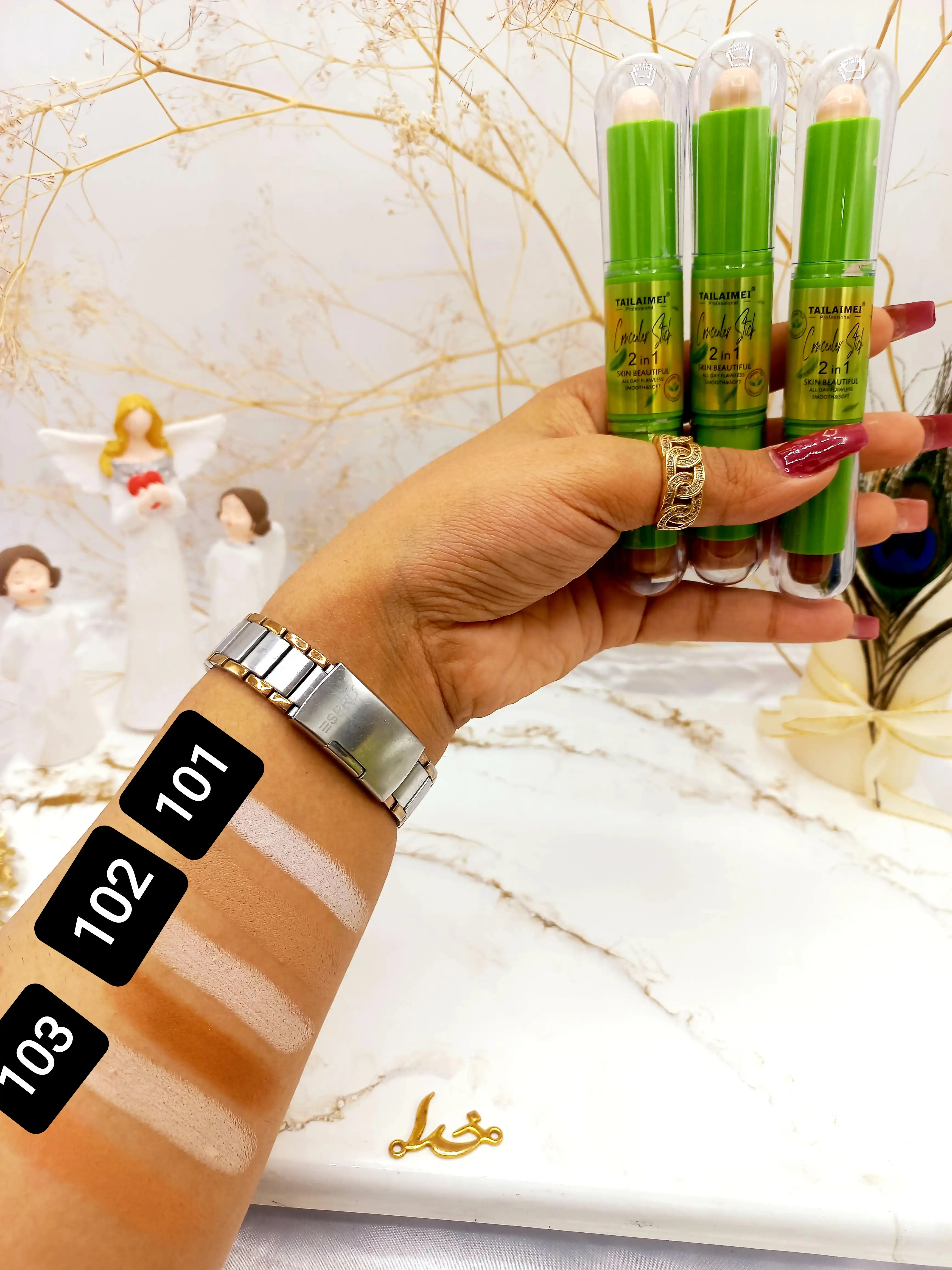 کانتور کانسیلر پرطرفدار  چای سبز تایلامی کد TIMC078