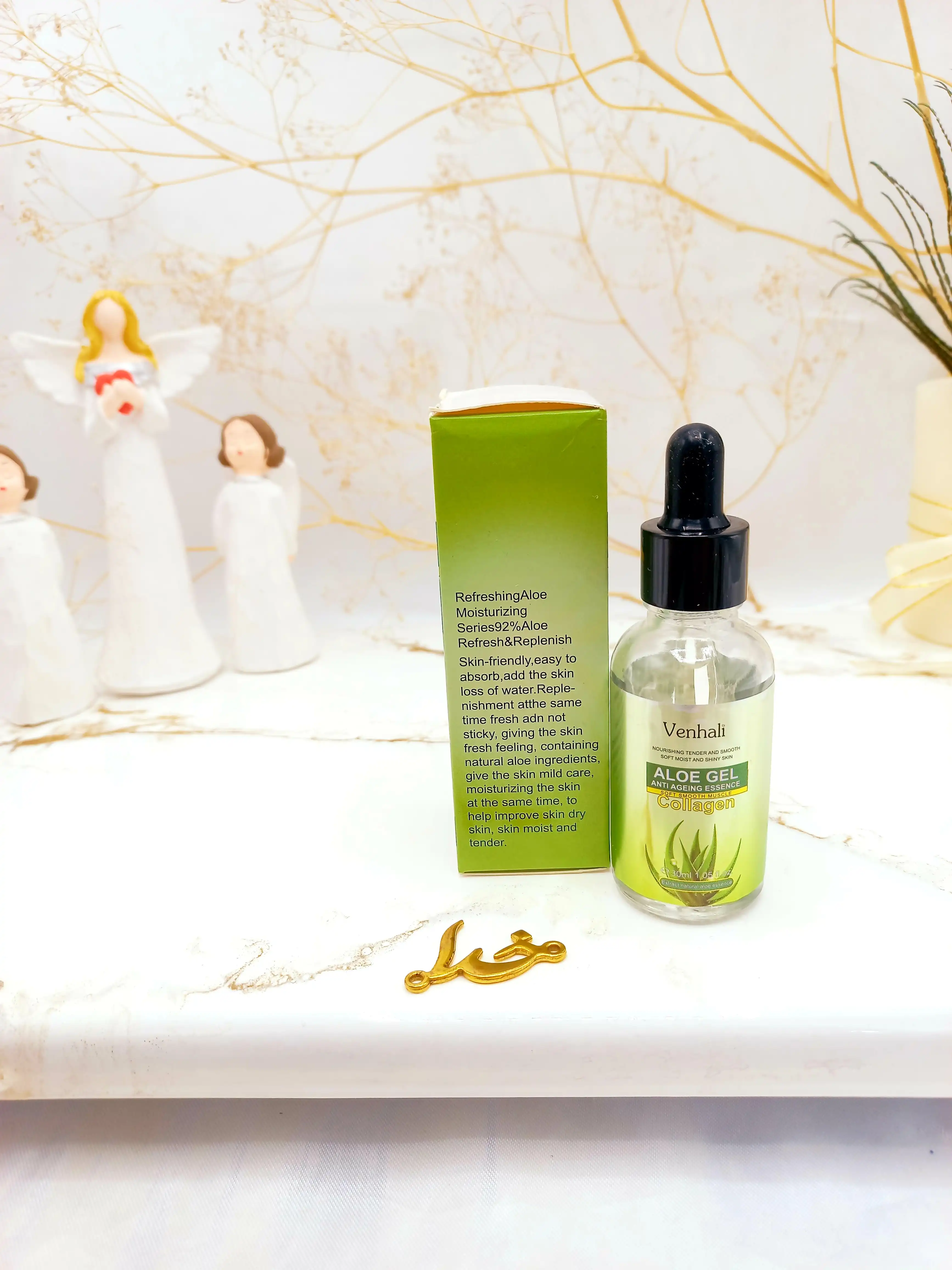 سرم کلاژن ساز و آبرسان آلوئه ورا Venhali کد Hl008