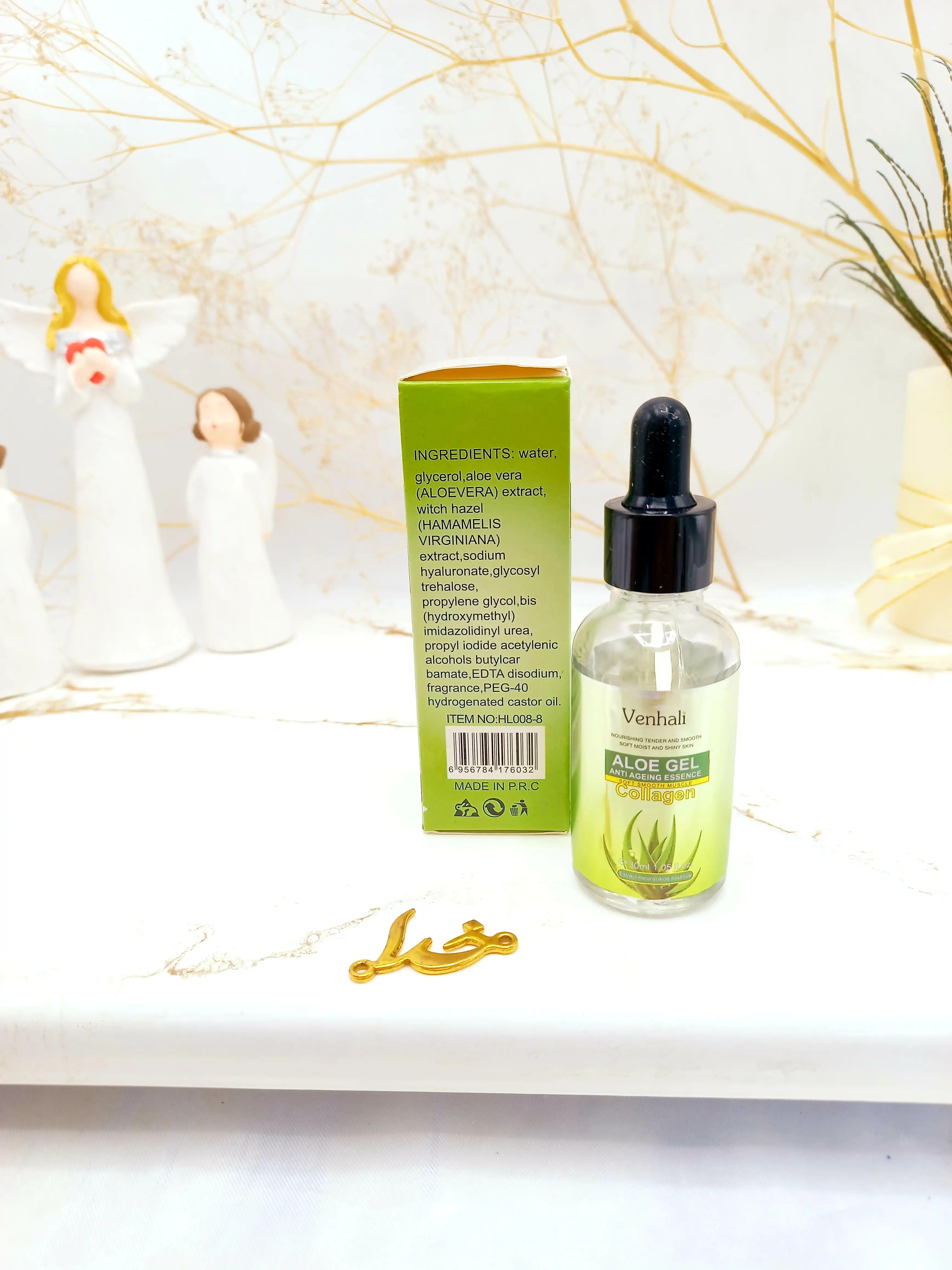 سرم کلاژن ساز و آبرسان آلوئه ورا Venhali کد Hl008