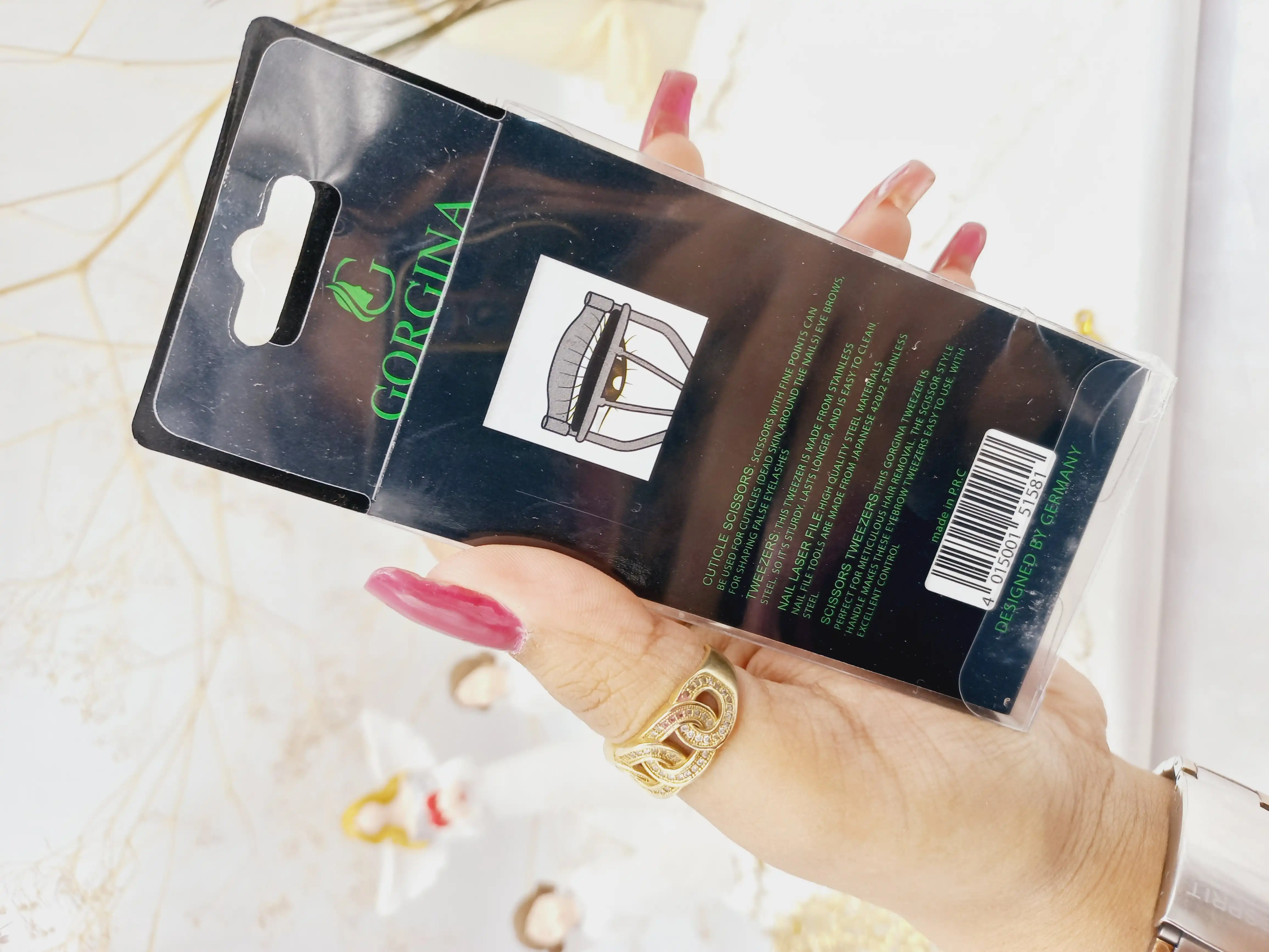 فرمژه طلق دار مشکی GORGINA کد 51581