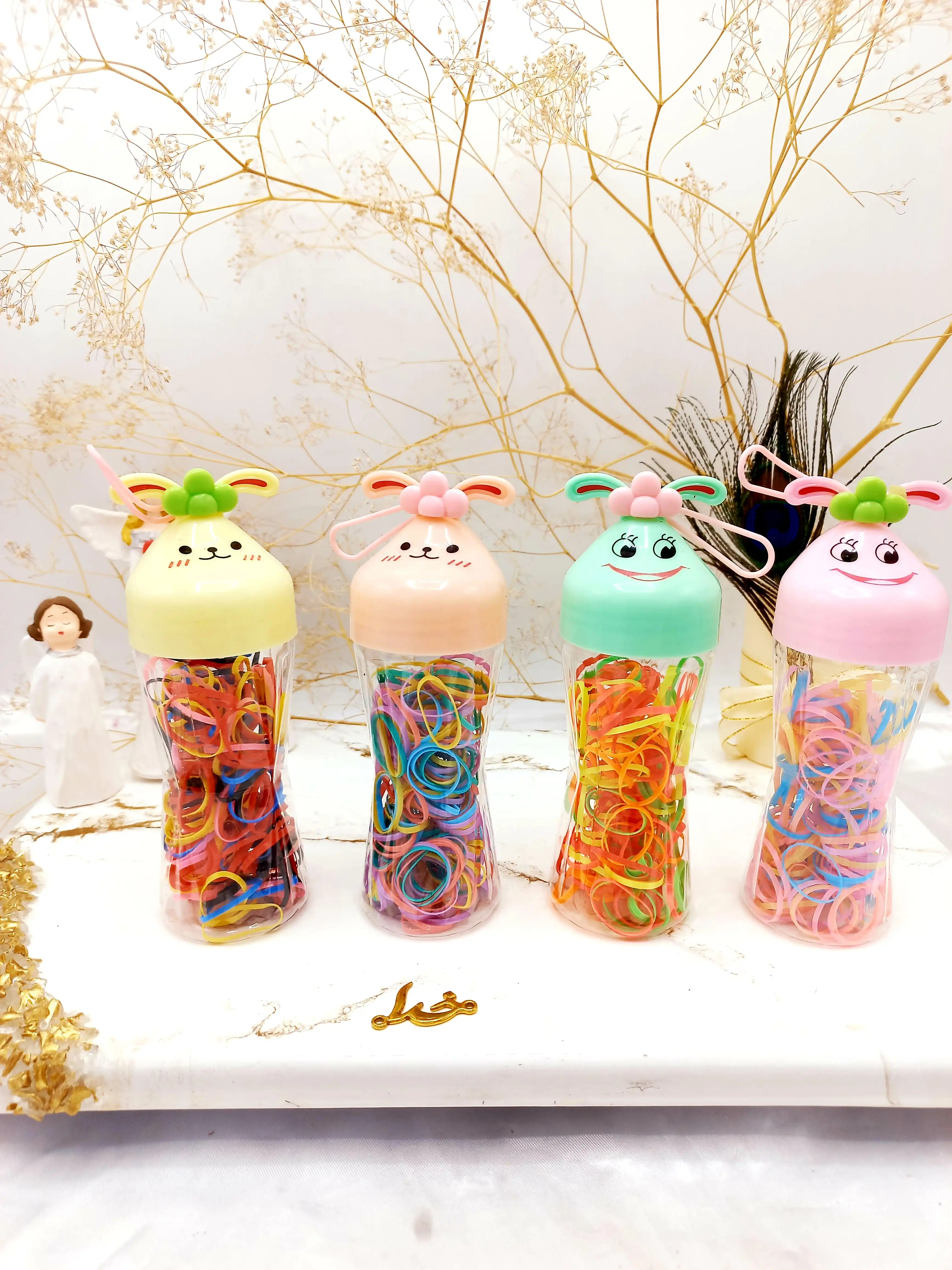 پک چهل گیس رنگی فانتزی طرح استوانه ای طرح شماره یک