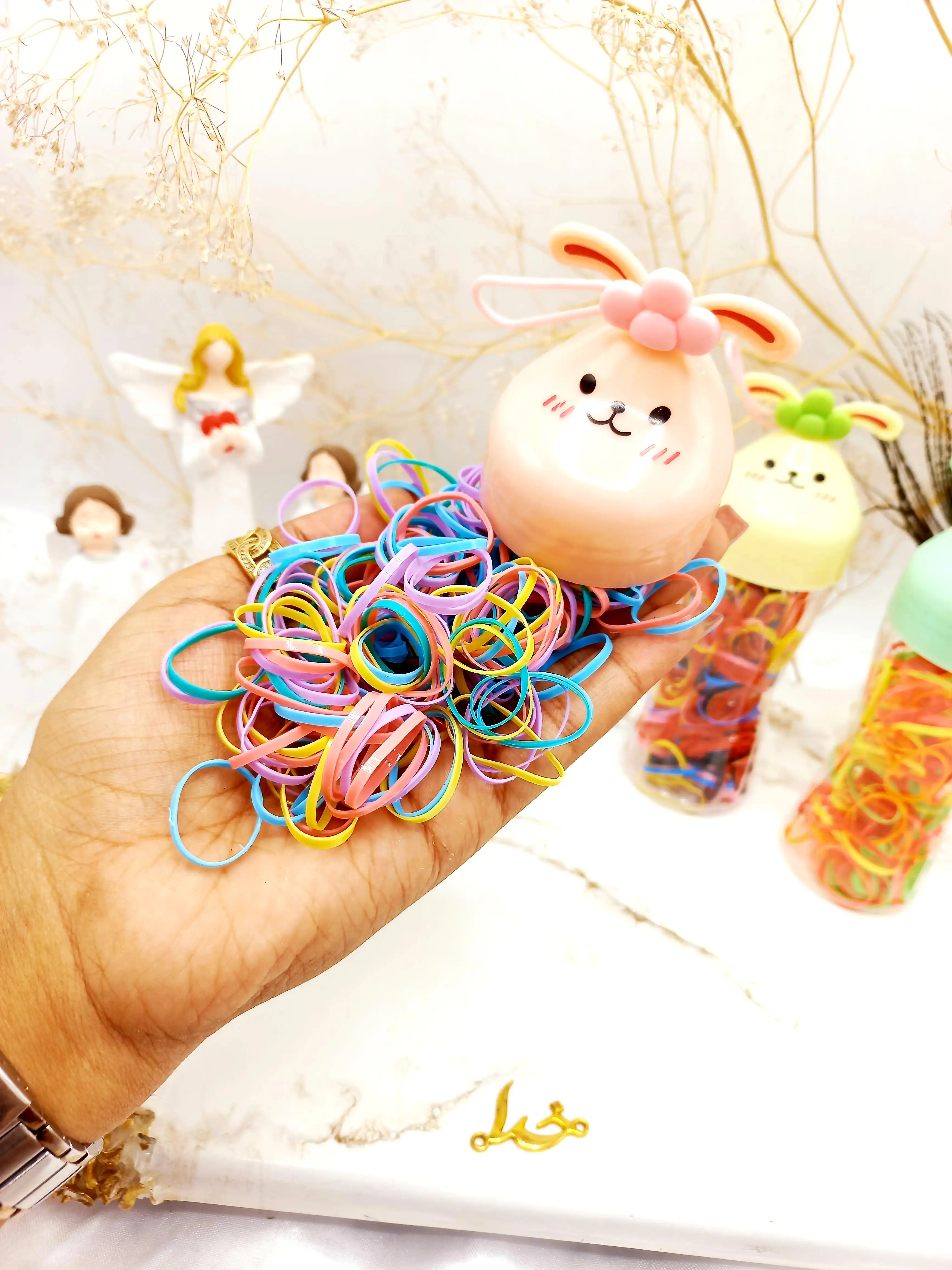 پک چهل گیس رنگی فانتزی طرح استوانه ای طرح شماره یک