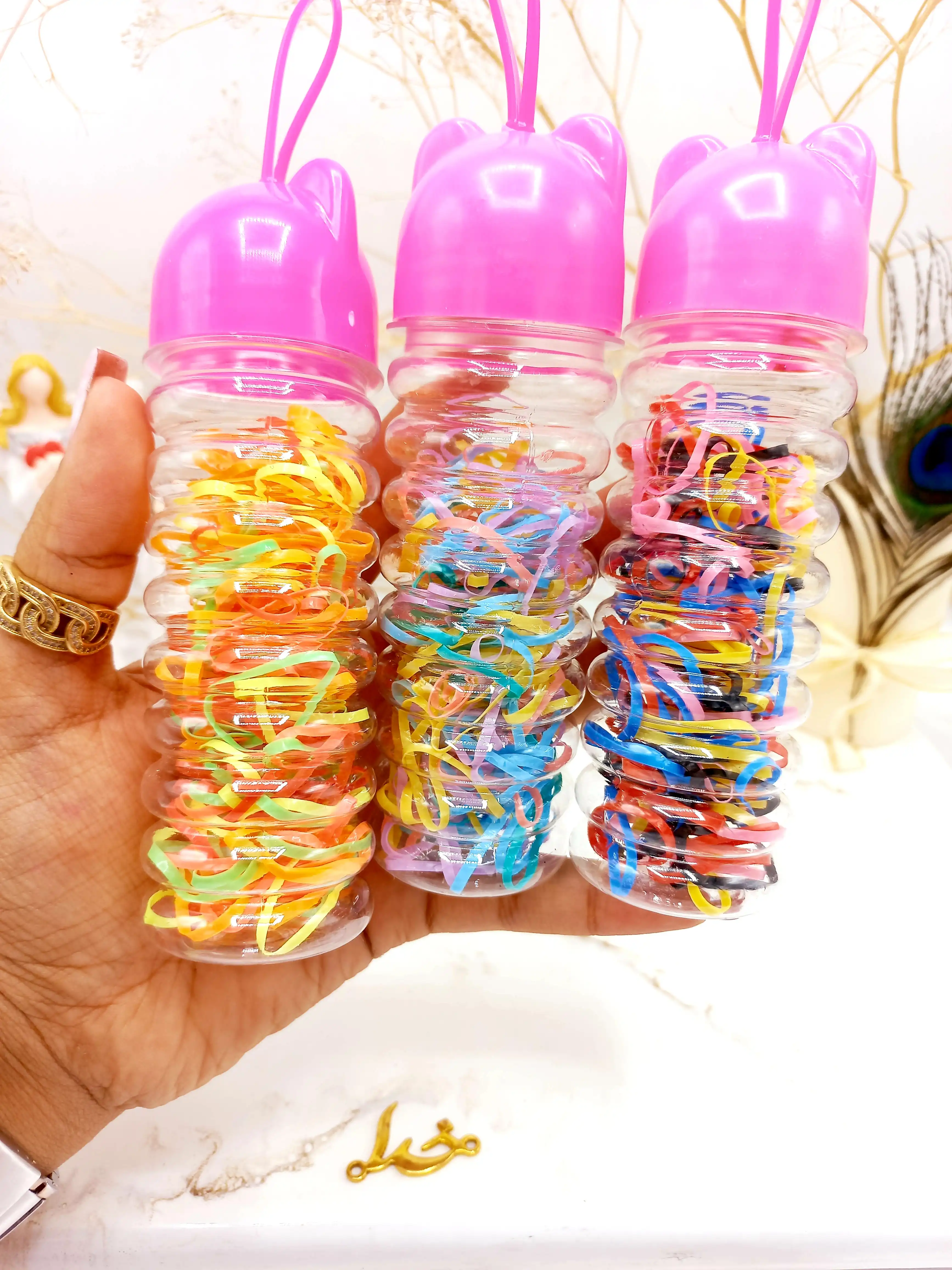 پک چهل گیس رنگی طرح عروسکی