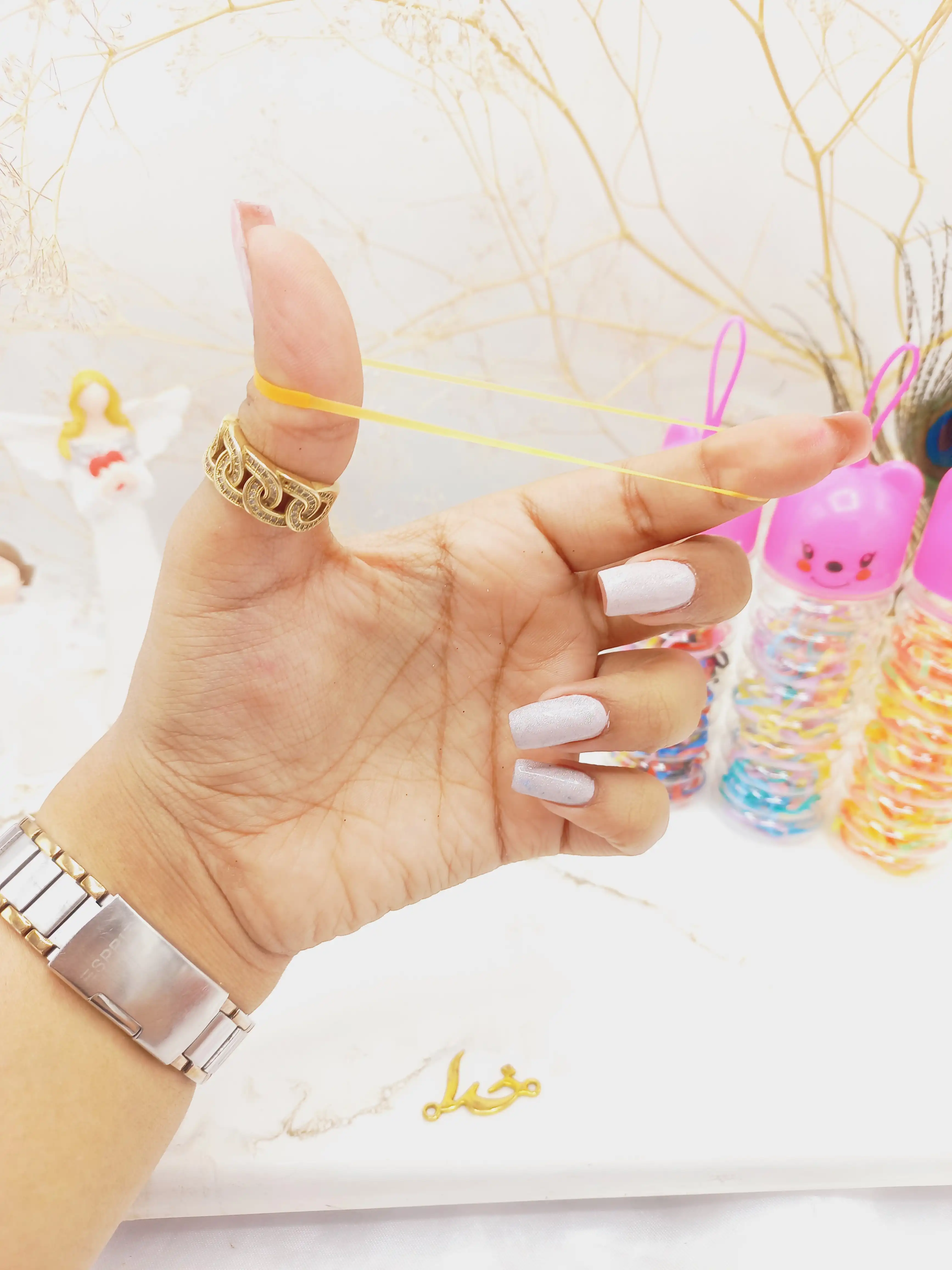 پک چهل گیس رنگی طرح عروسکی