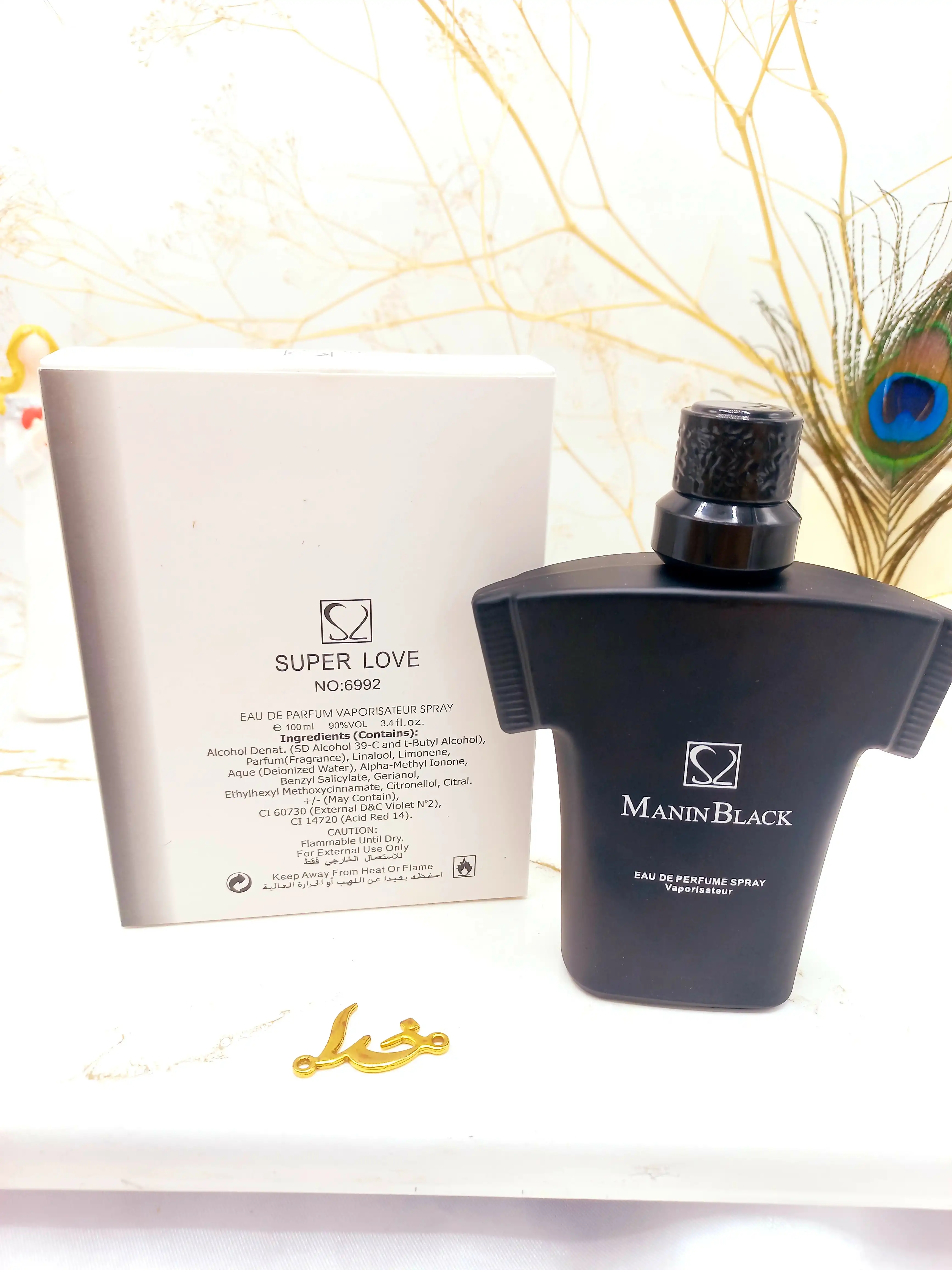 ادکلن مردانه مانین بلک manin black 100ml رایحه ی گرم کد 9924