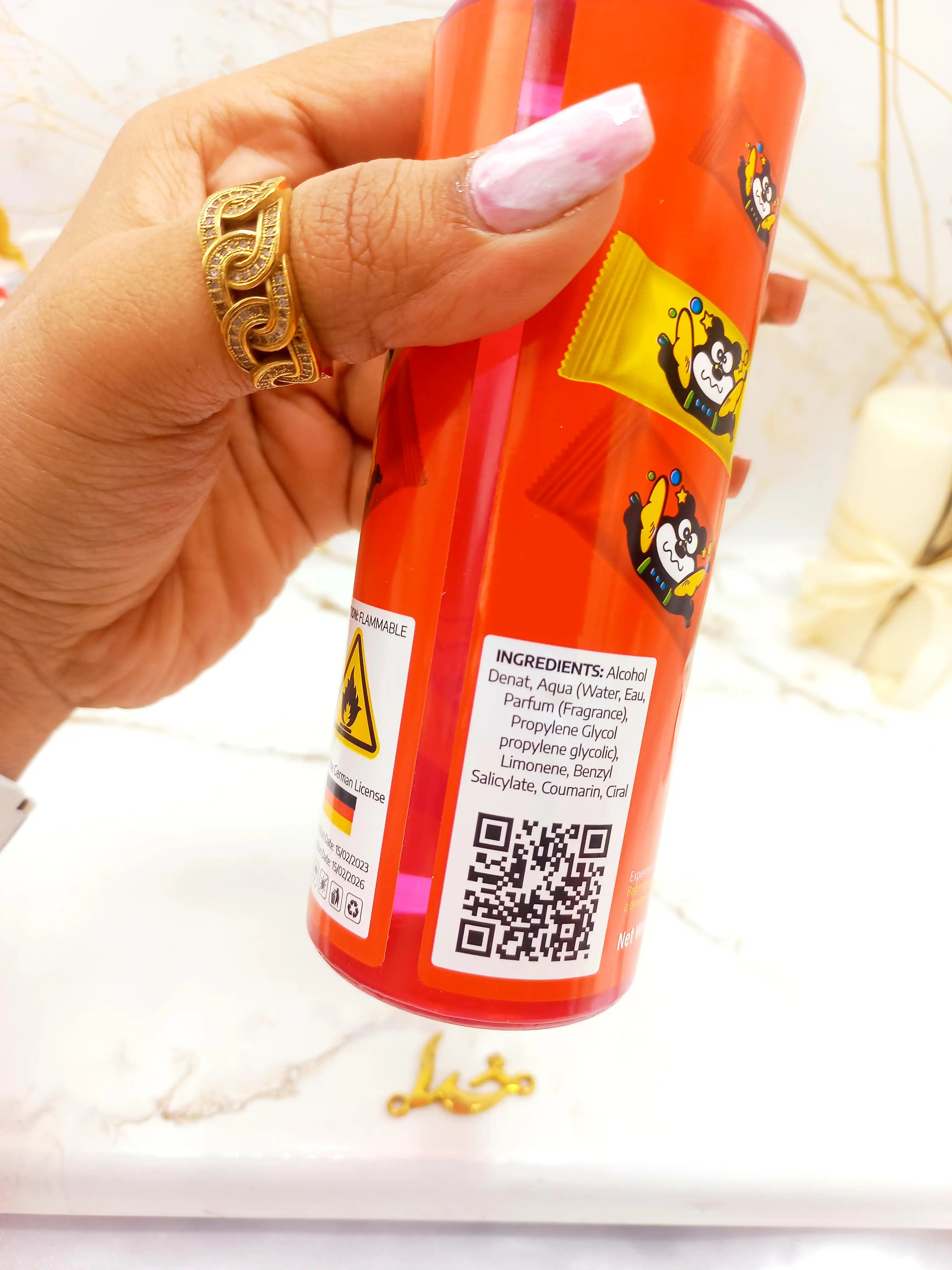 بادی اسپلش فانتزی ونیس رایحه آدامس خرسی حجم 260 میل