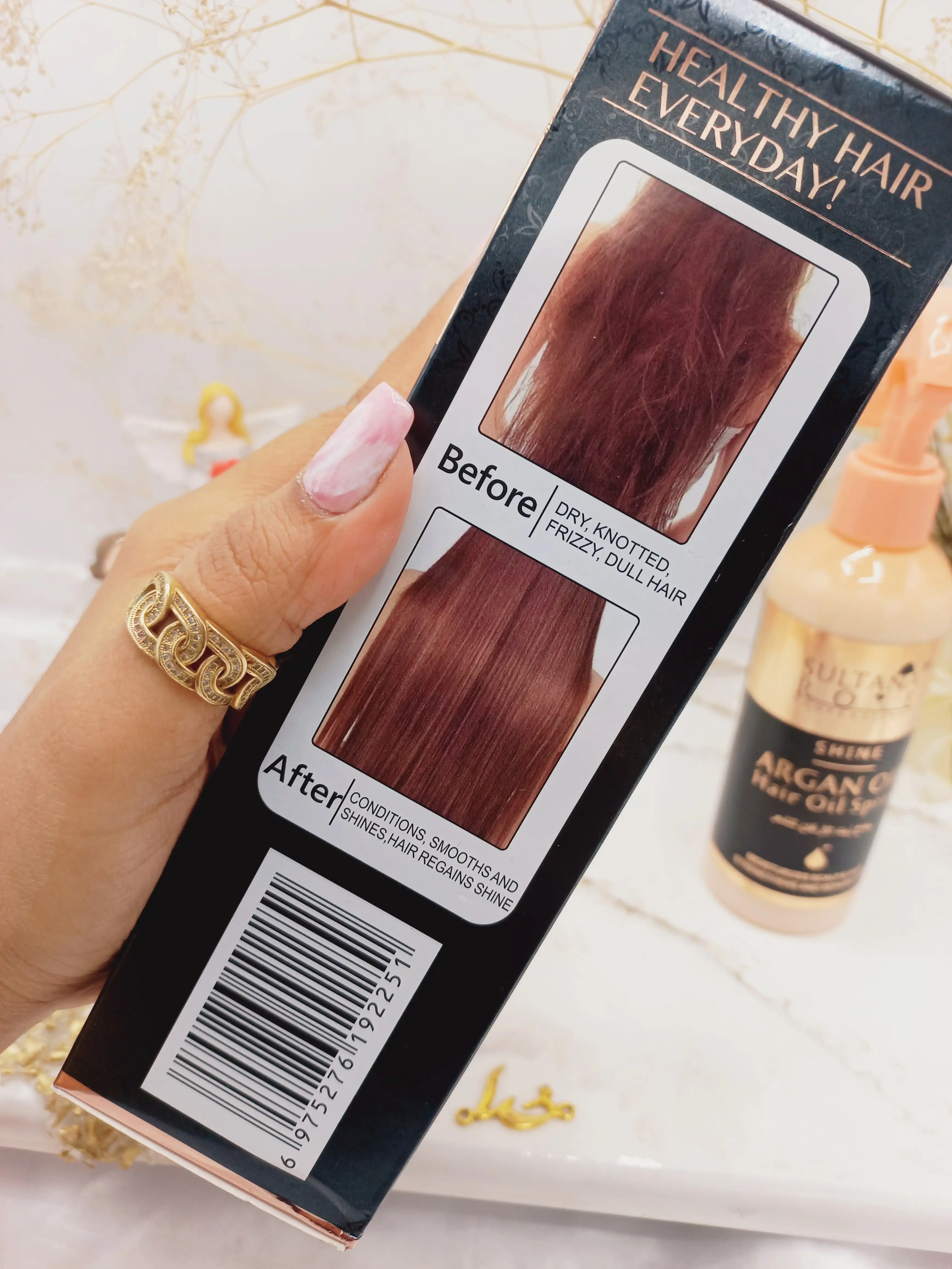 اسپری دو فاز مدل روغن آرگان حجم 250 میل برند راکو RAKO اصلی کد SA225