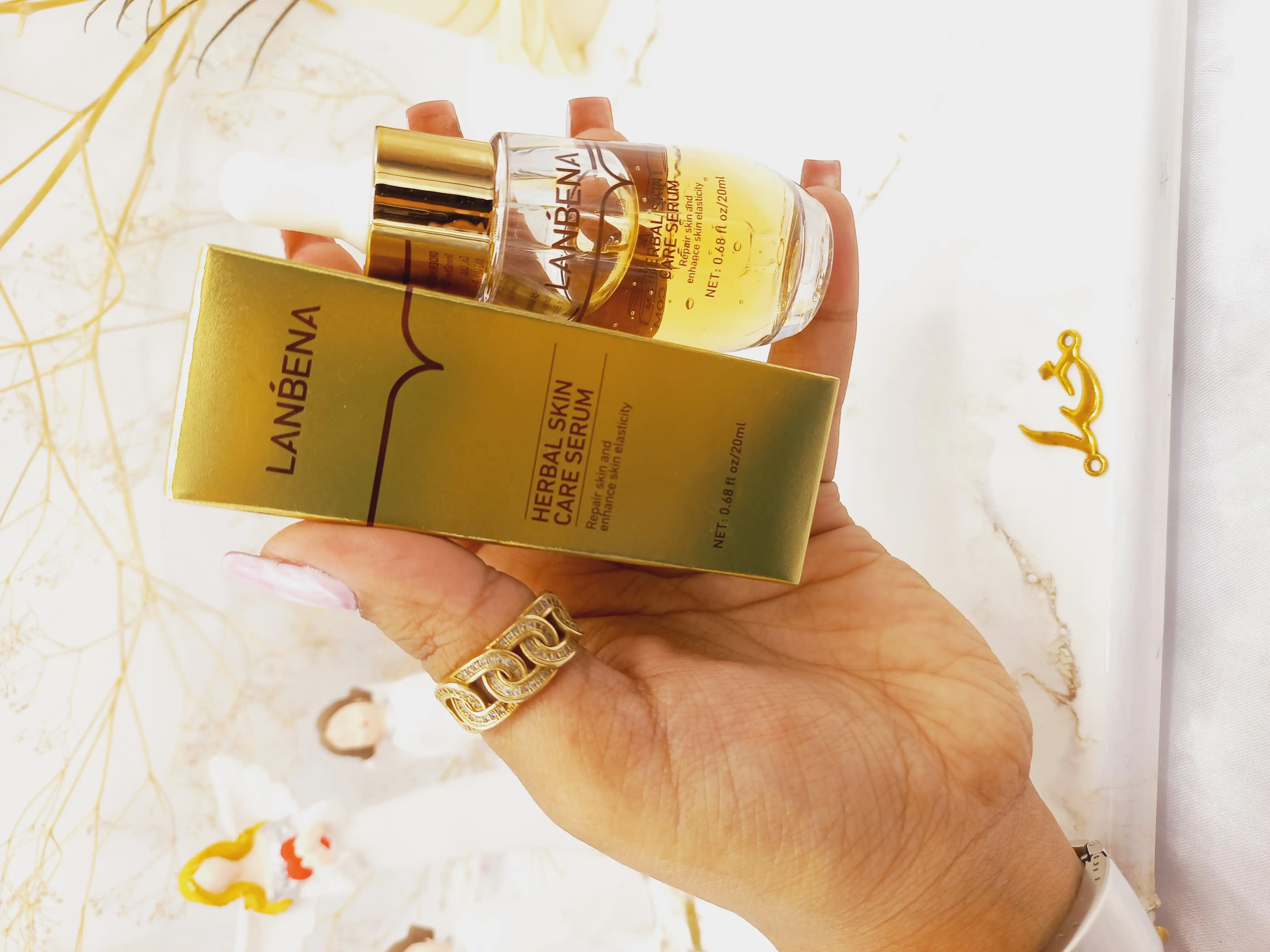 سرم معجزه ترمیم کننده جای جوش و اسکار لانبنا LANBENA کد LB6238