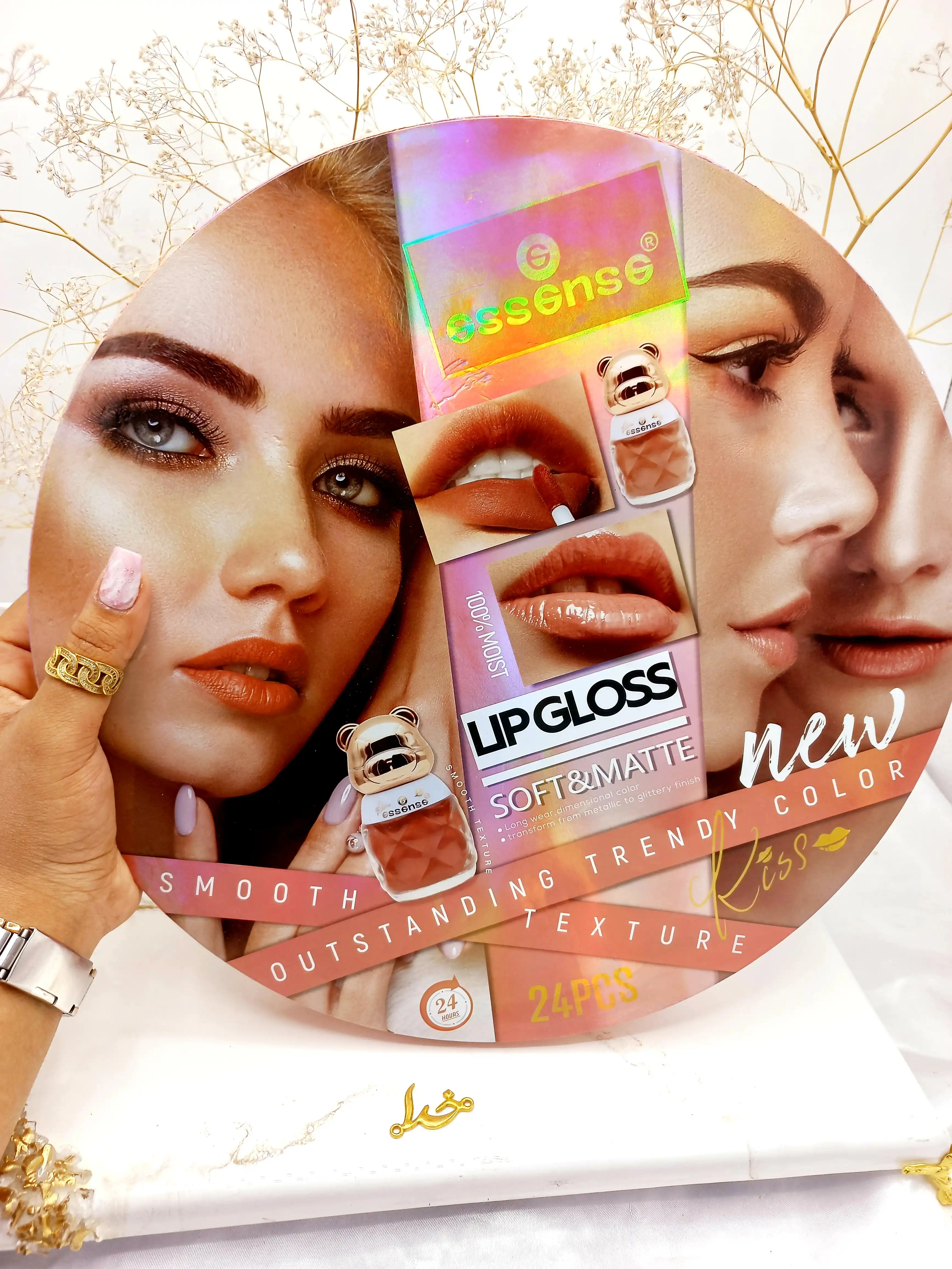 رژ مایع مات طرح خرسی 24 ساعت با کیفیت اسنس essense