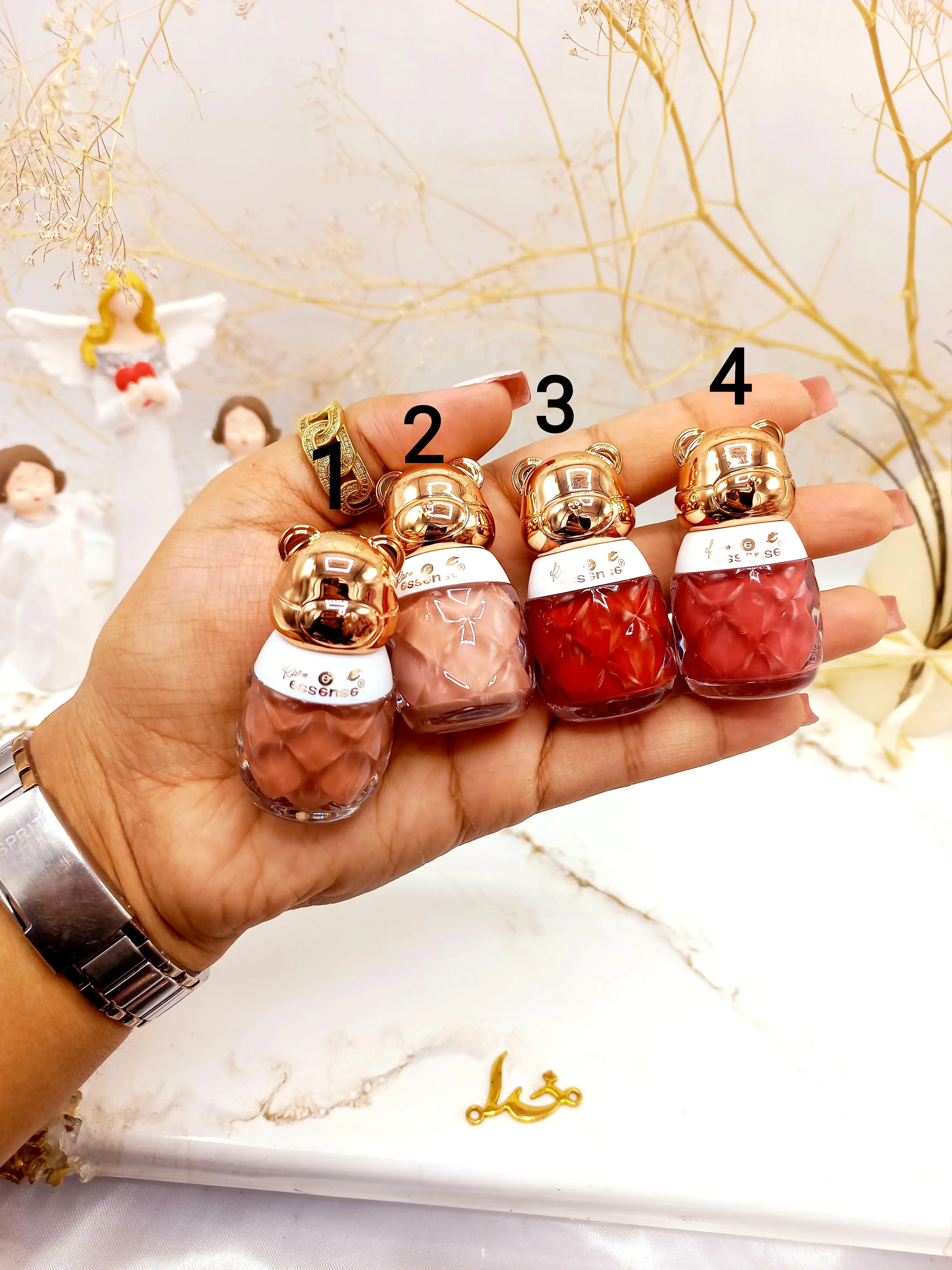 رژ مایع مات طرح خرسی 24 ساعت با کیفیت اسنس essense