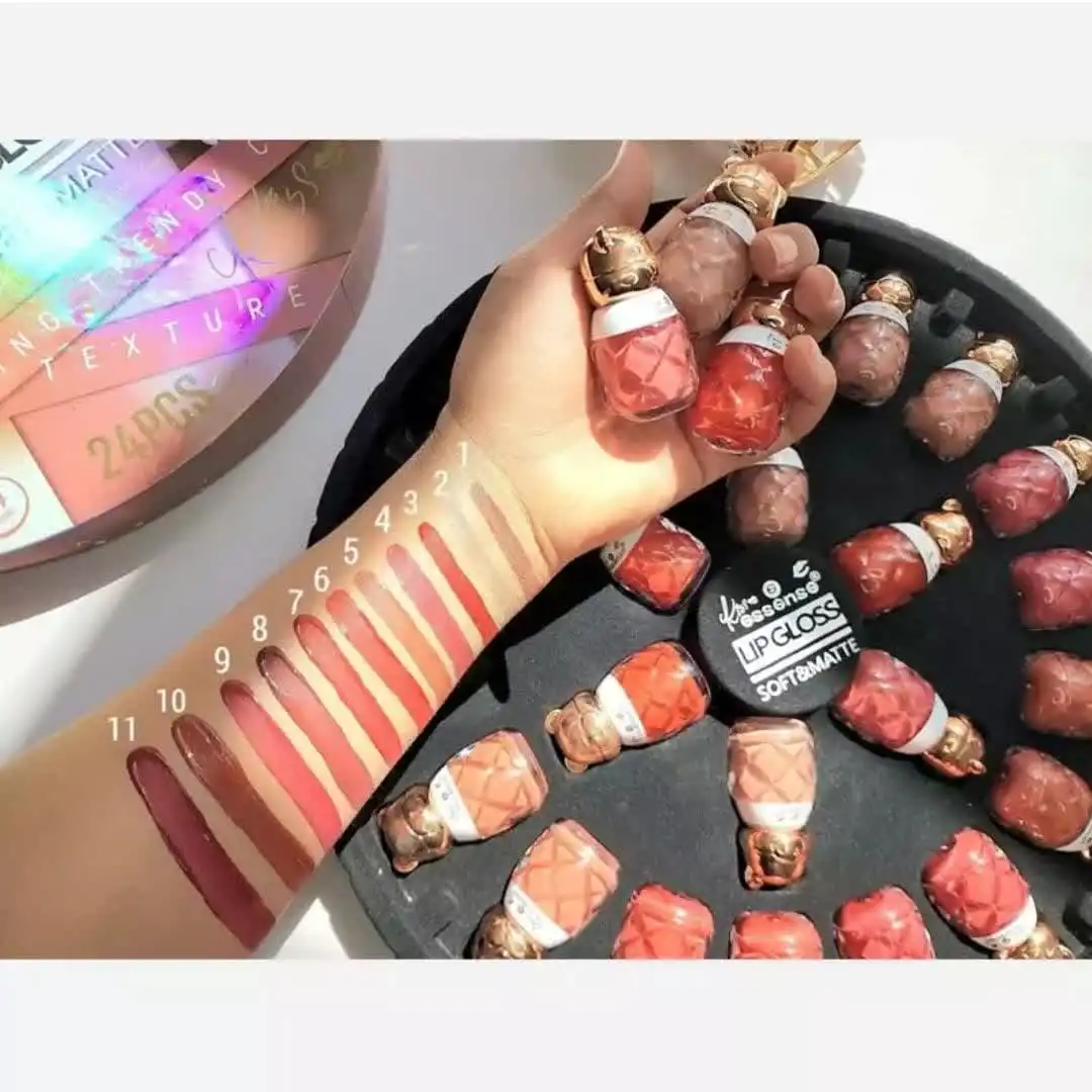 رژ مایع مات طرح خرسی 24 ساعت با کیفیت اسنس essense