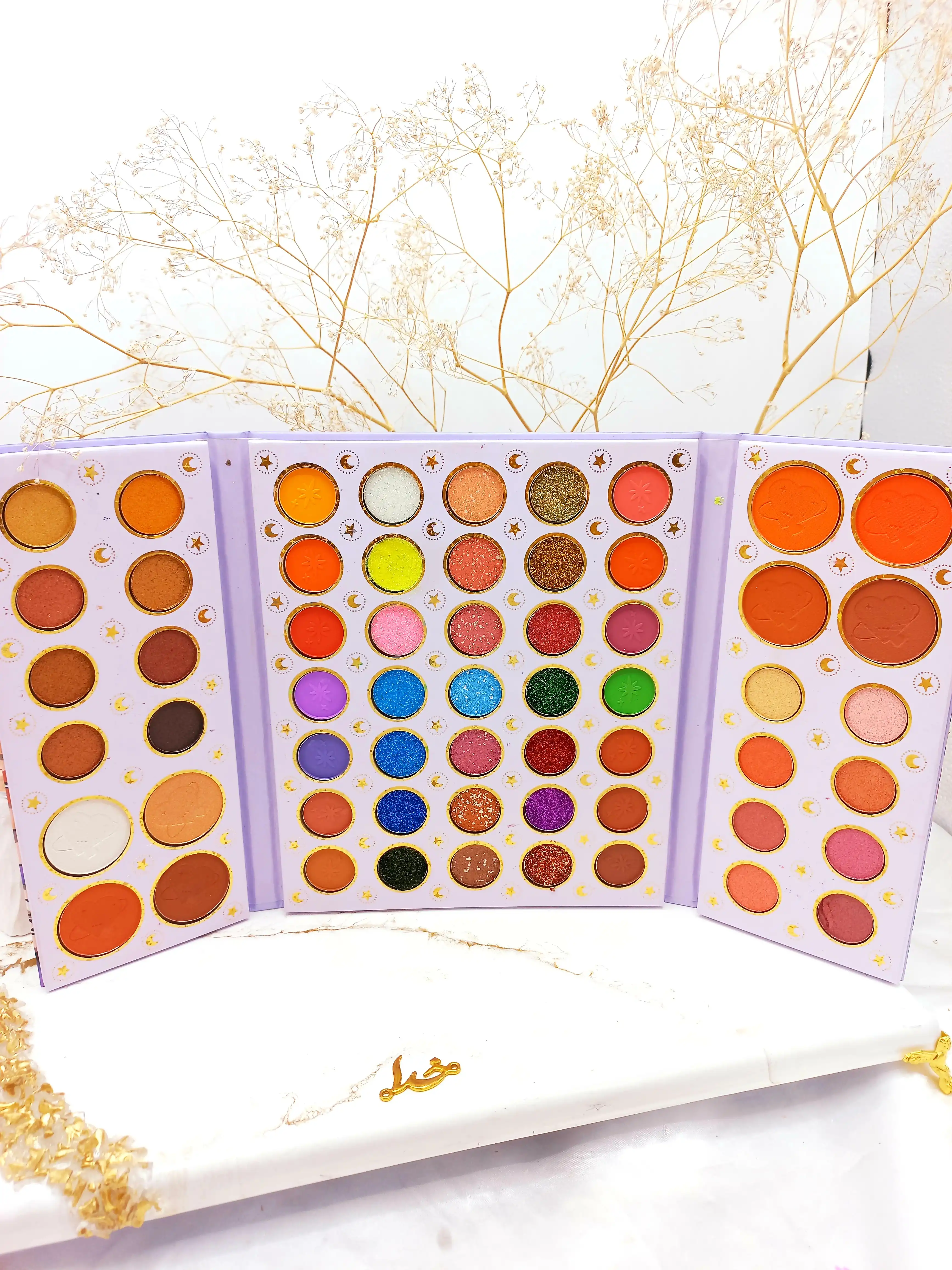 پالت سایه 59 رنگ طرح دختر باربی کد MWW_6001