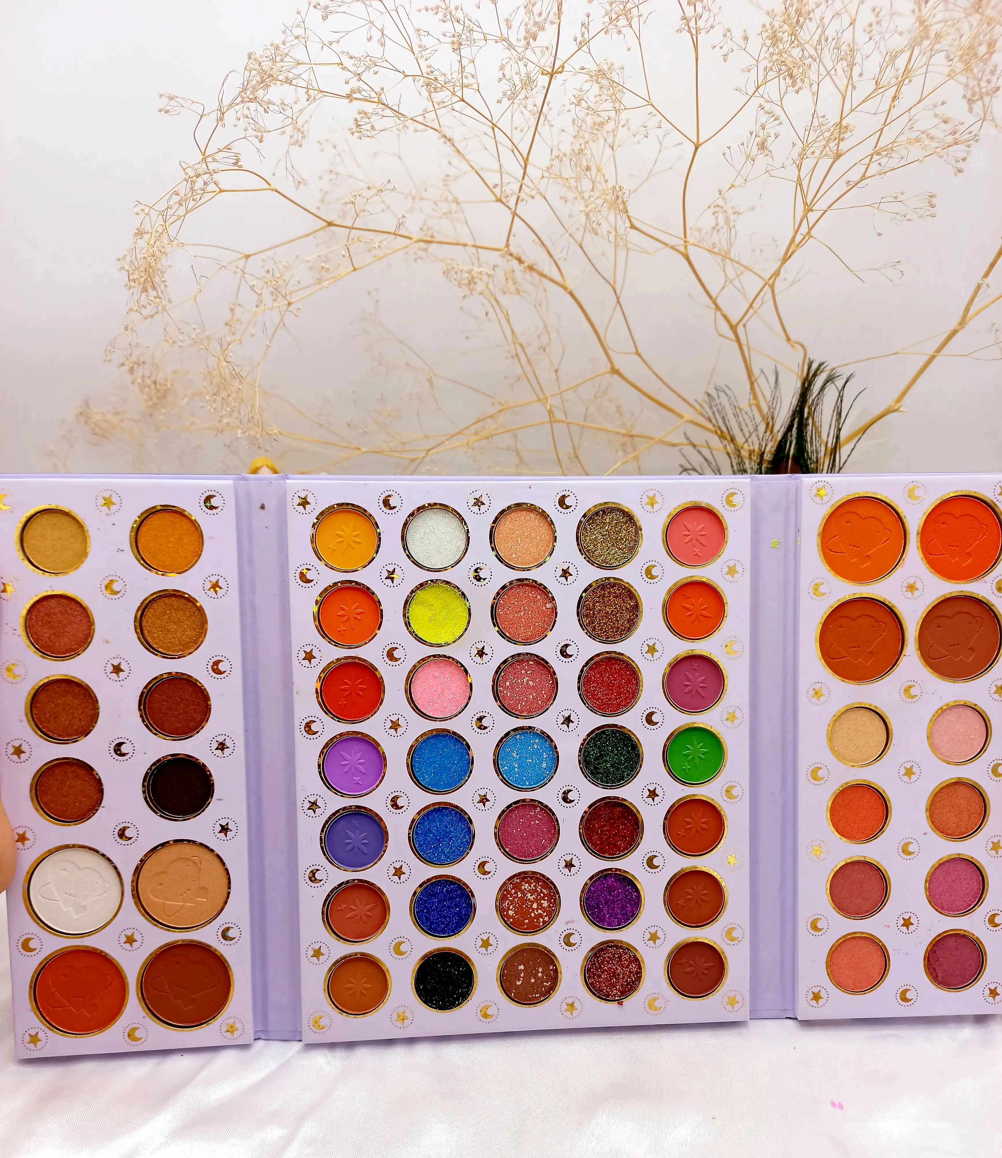 پالت سایه 59 رنگ طرح دختر باربی کد MWW_6001