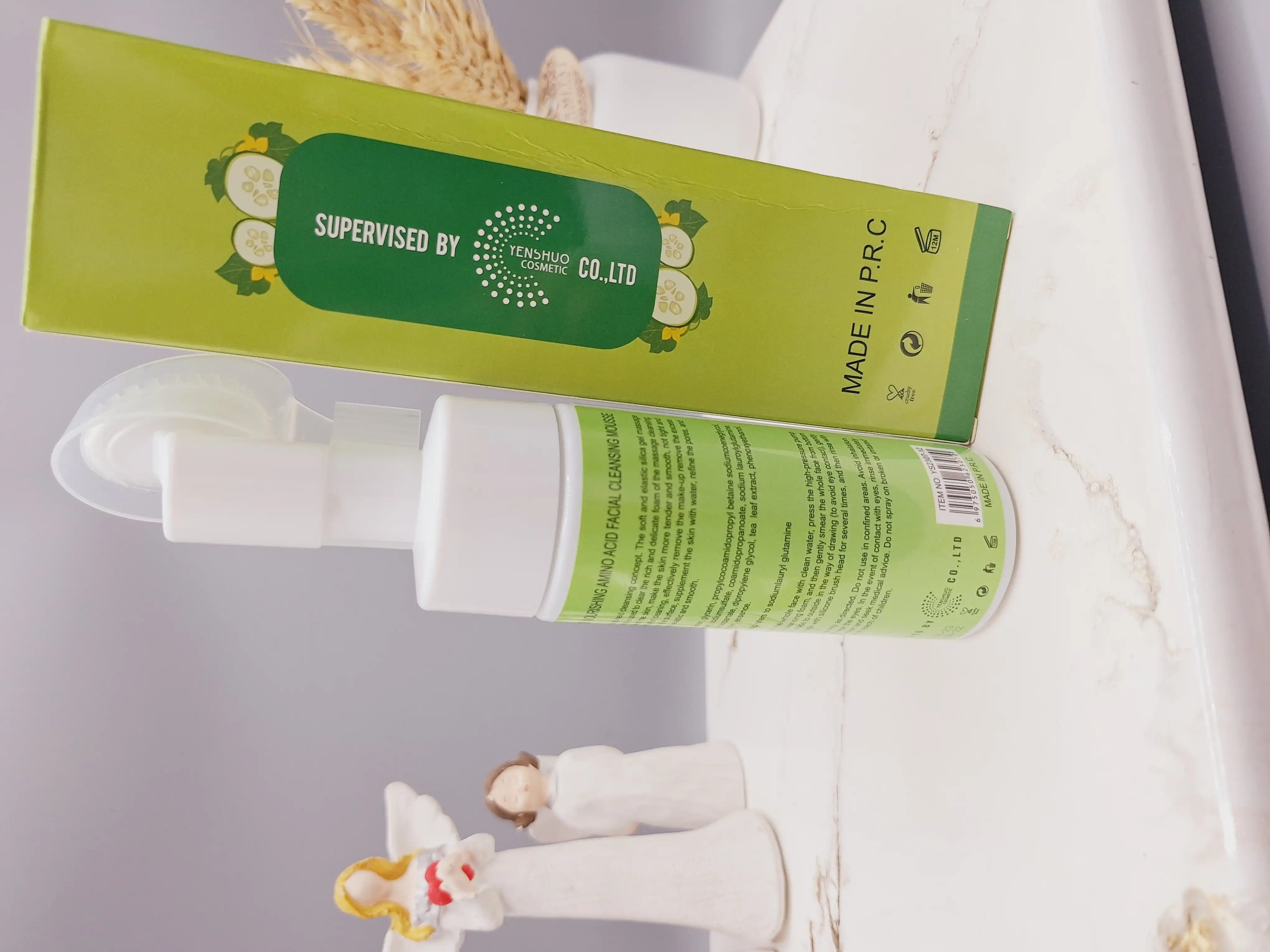 فوم شستشو صورت براش دار خیار سرسان لاو کد xg1494