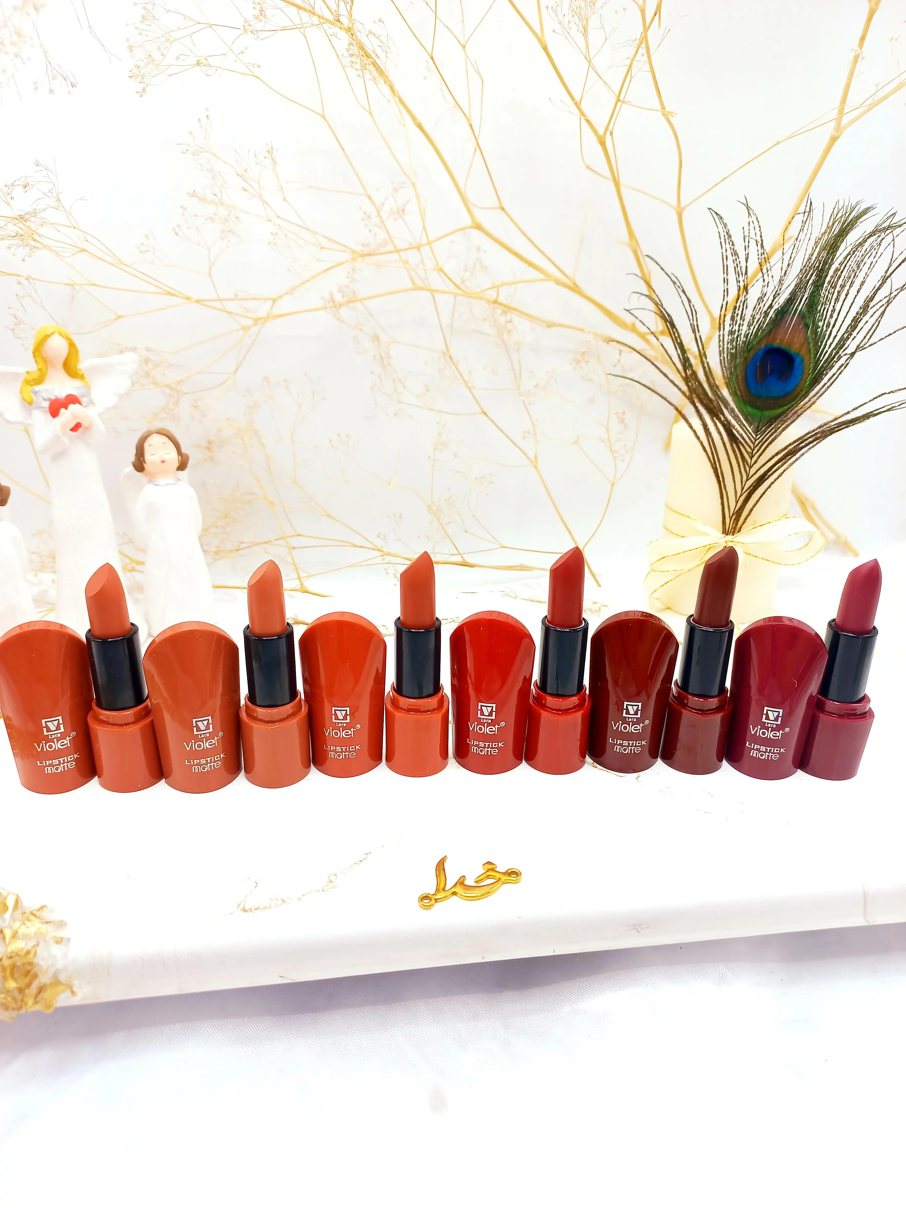 پک رژ جامد 6 رنگ مات ویولت Violet کد 109