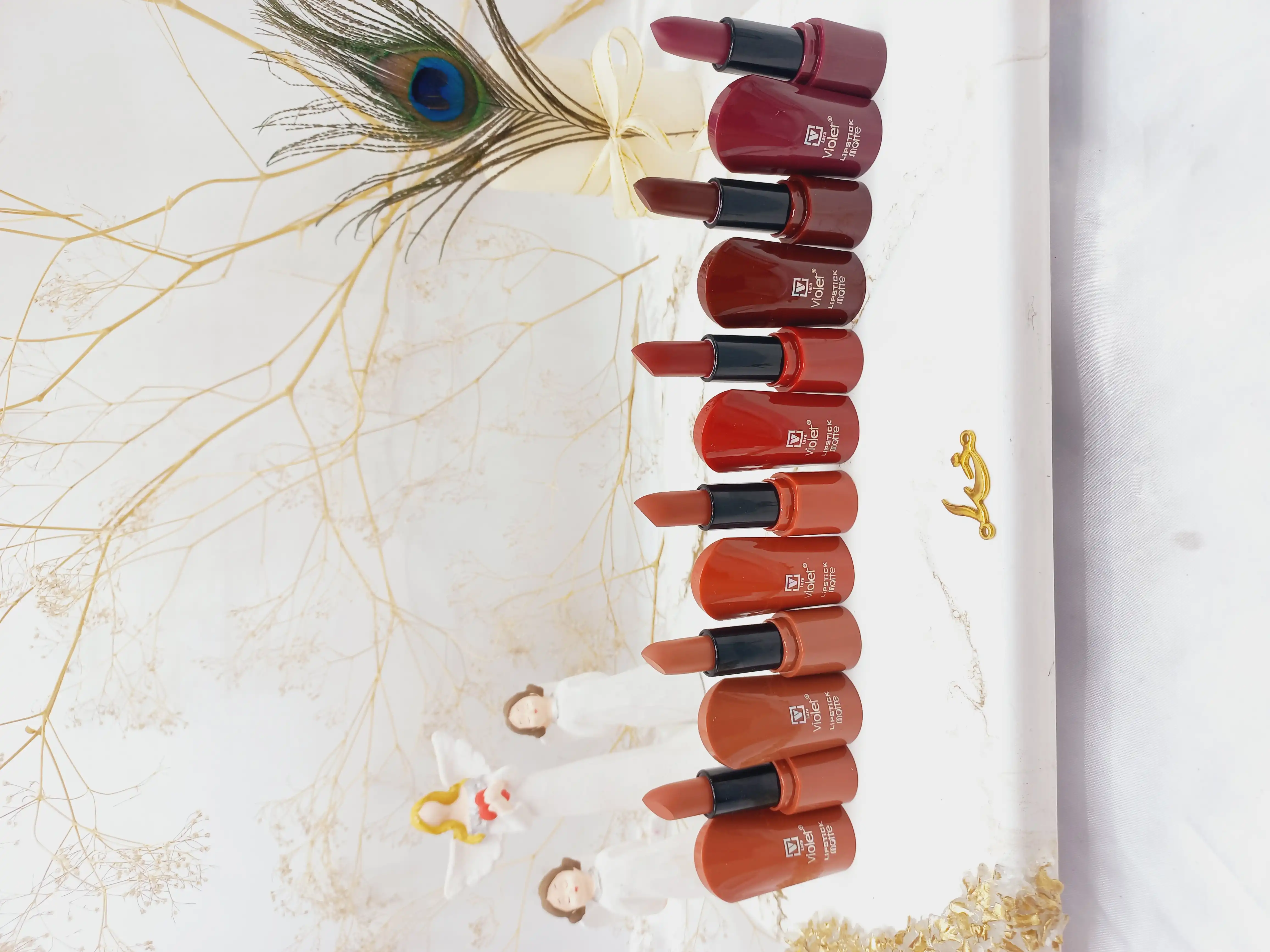 پک رژ جامد 6 رنگ مات ویولت Violet کد 109