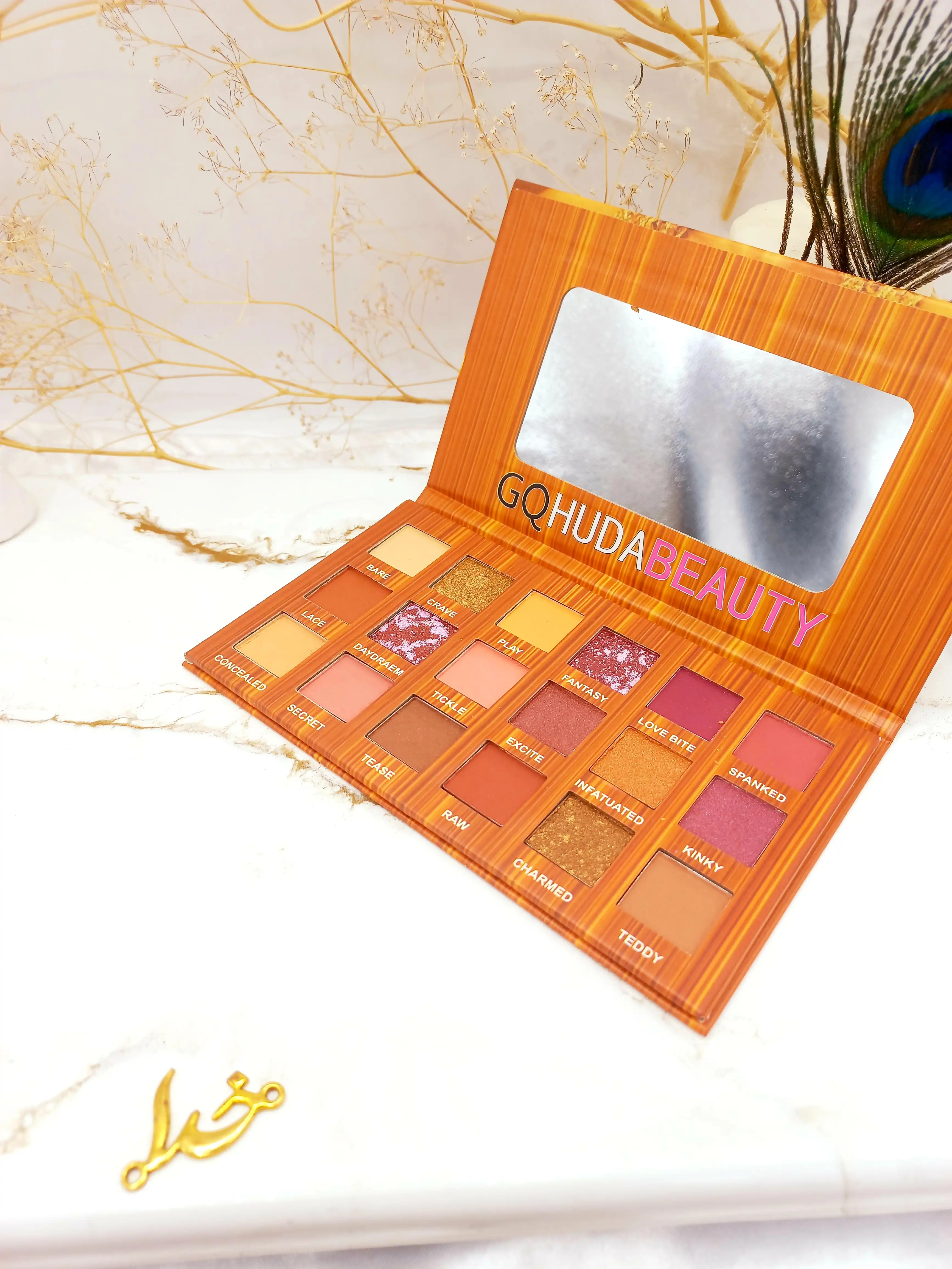 پالت سایه چشم 18 رنگ هدا بیوتی HUDABEAUTY کد LM777877 ( جلد نارنجی )