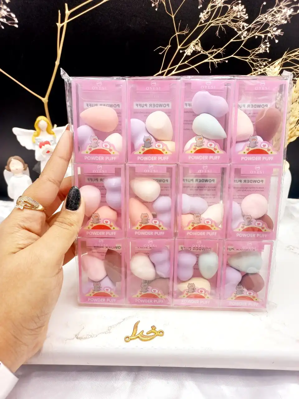 پد کانسیلر درجه یک 3 تایی بیوتی POWDWR PUFF