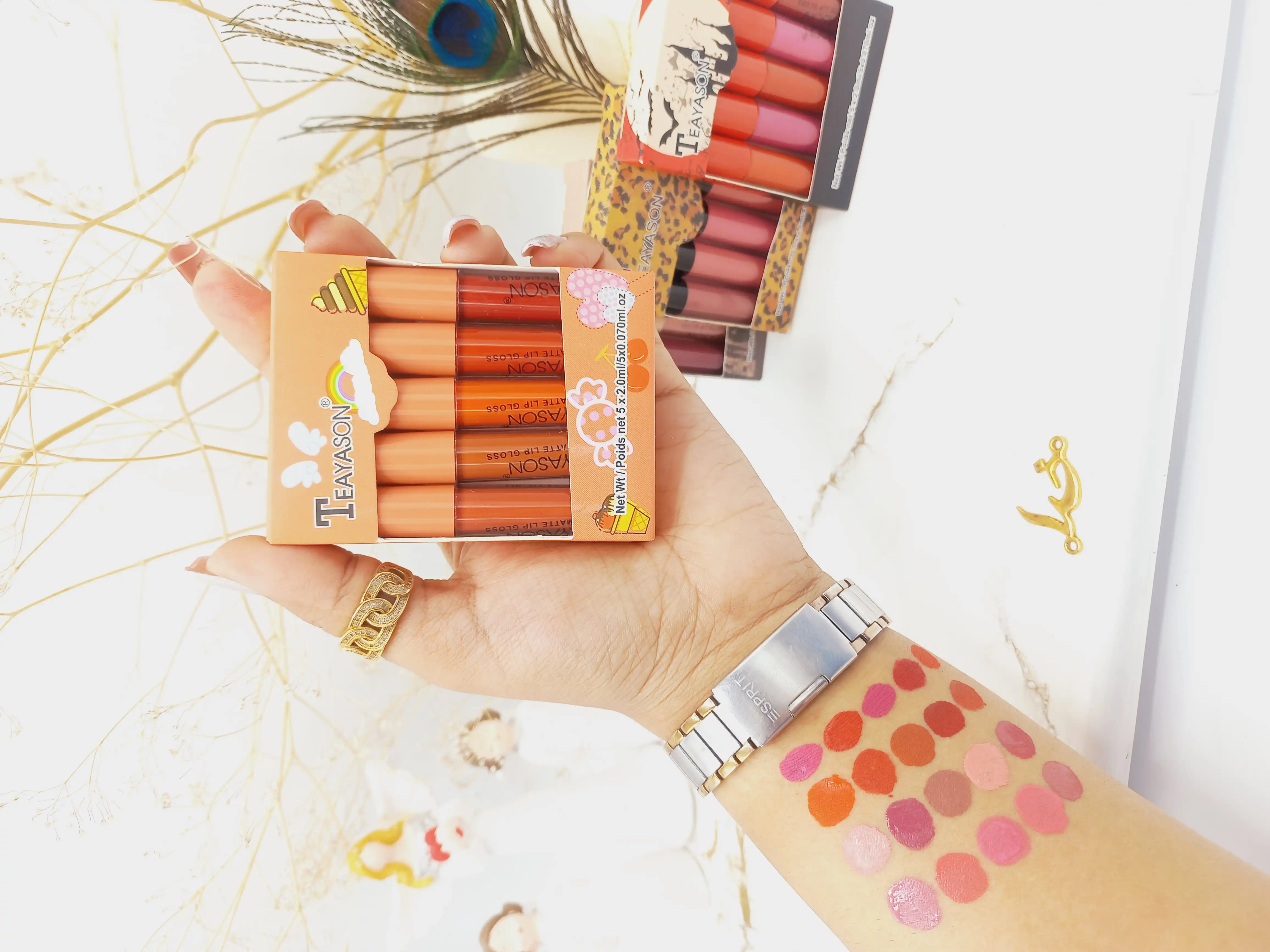 پک رژ مایع هدیه TEAYASON (بستنی)