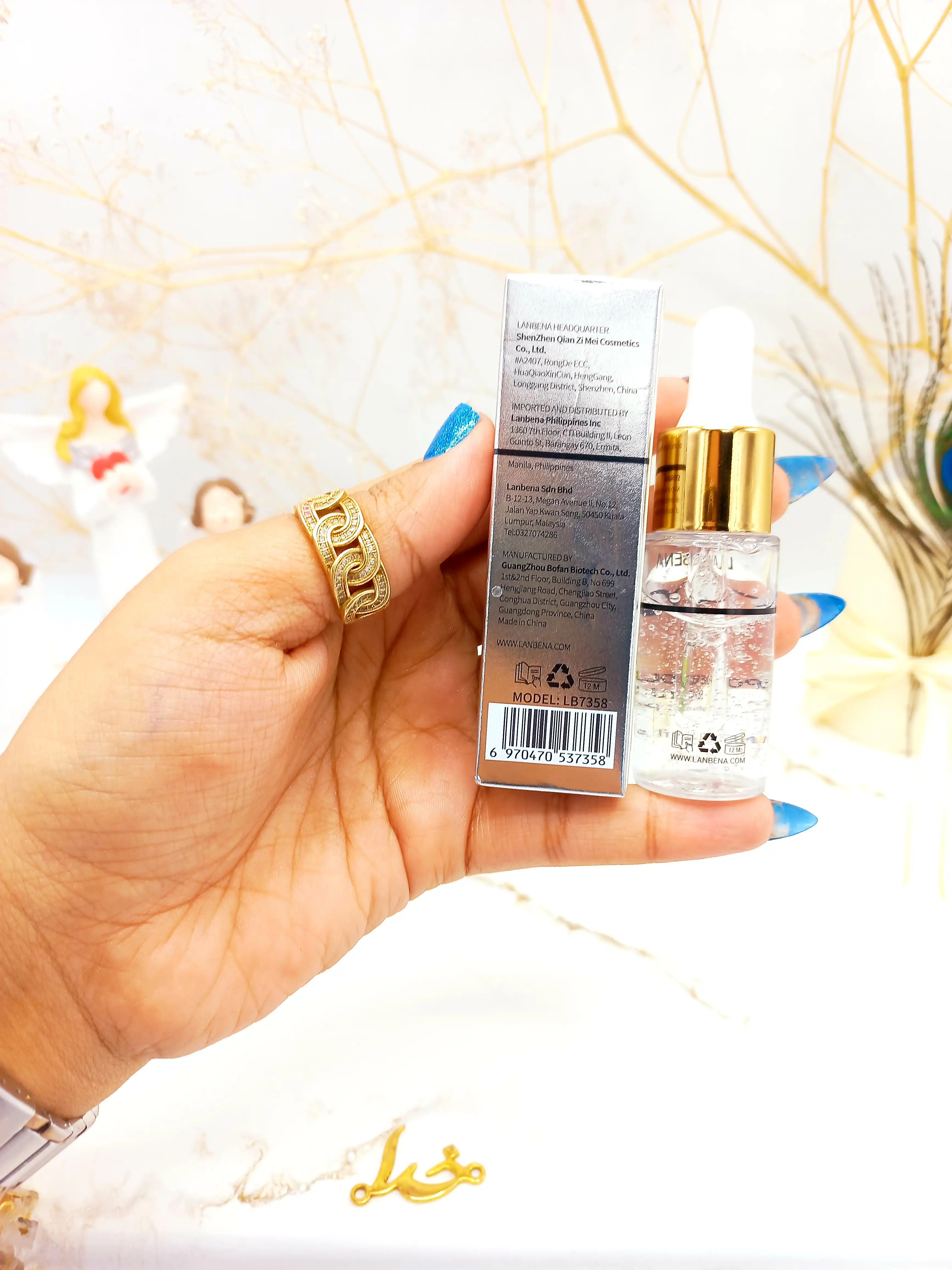 سرم کوچک کننده منافذ صورت لانبنا LANBENA کد LB7358