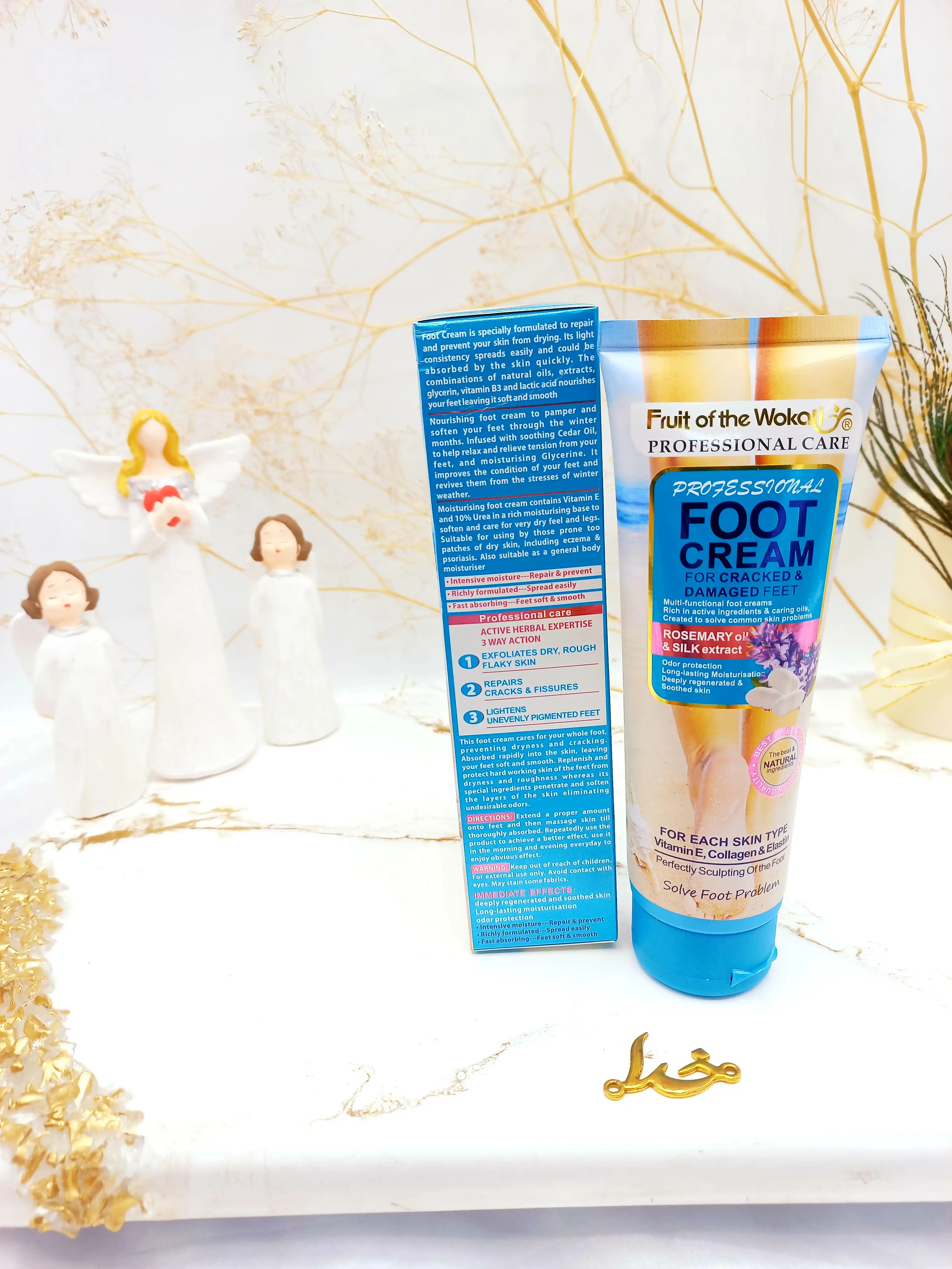 کرم رفع خشکی و ترک پا بابونه وکالی 130 میل Wokali کد Wkl487