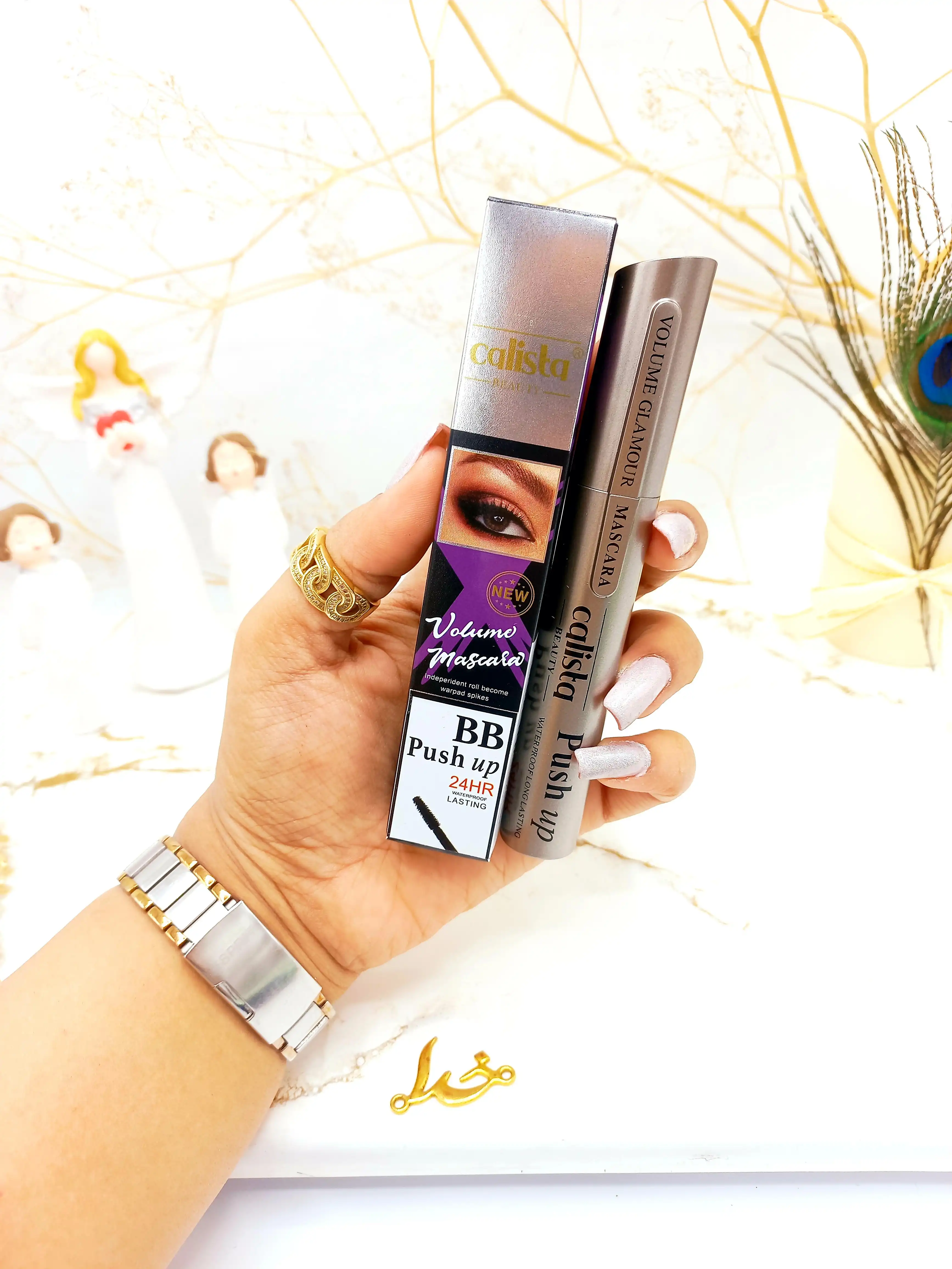 ریمل حجم دهنده اصلی کالیستا ( پوکه نقره ای ) | Calista Mascara کد 0312