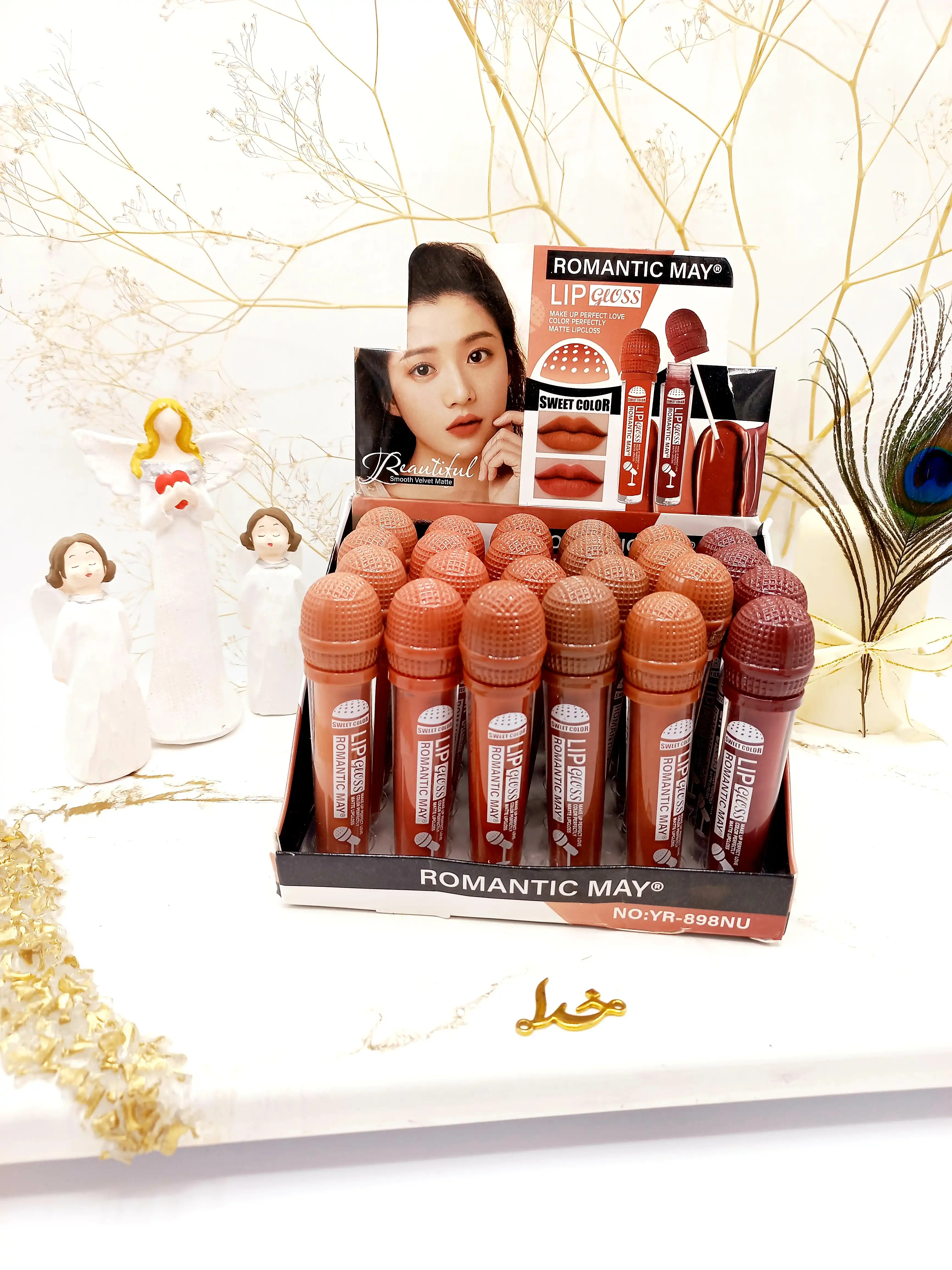 پک 6 تایی رژ مایع رمانتیک می ROMANTIC MAY کد YR898