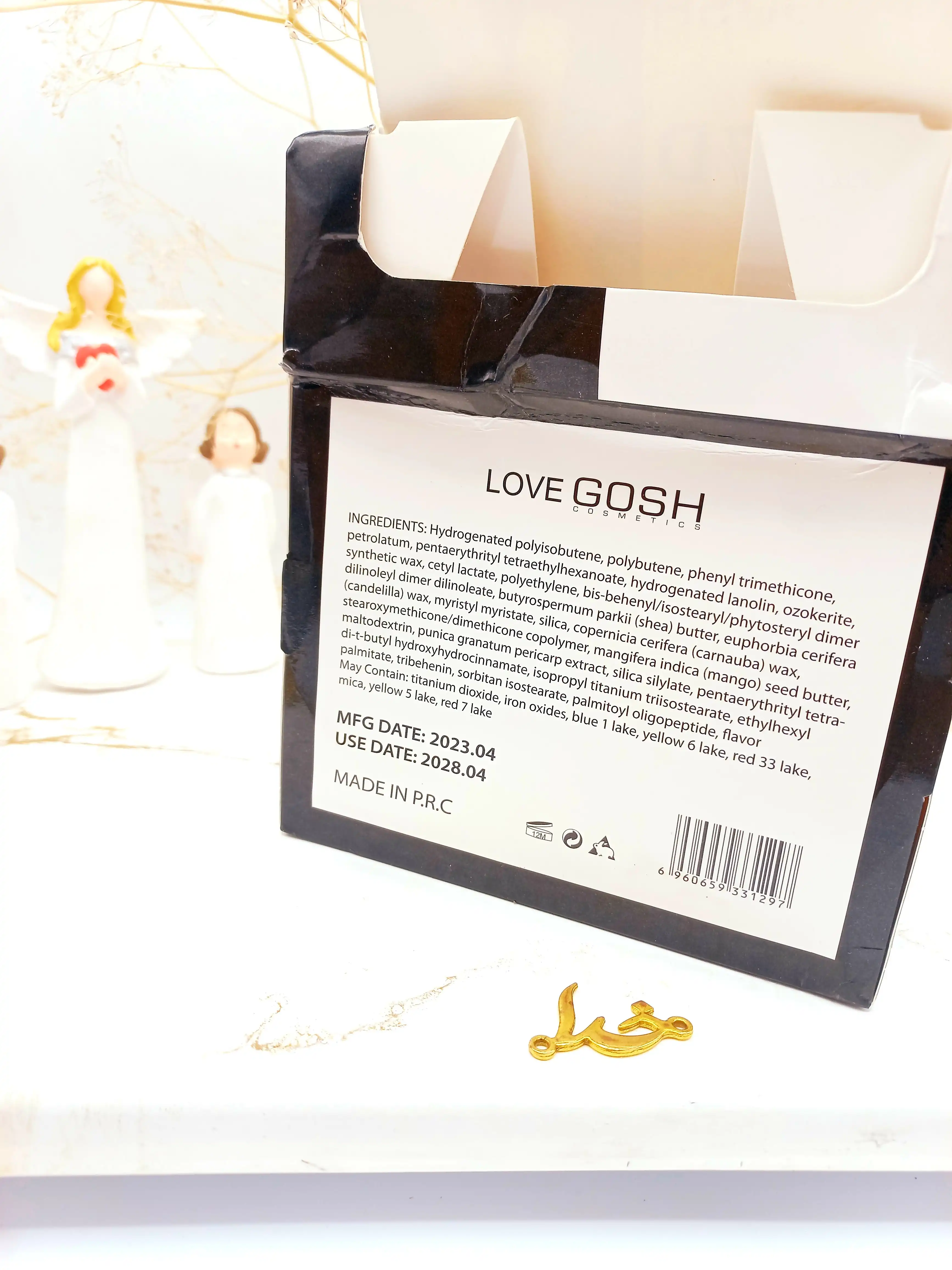 پک 6 تایی رژ جامد لاو گاش مات 7D کیفیت عالی LOVE GOSH کد LG01