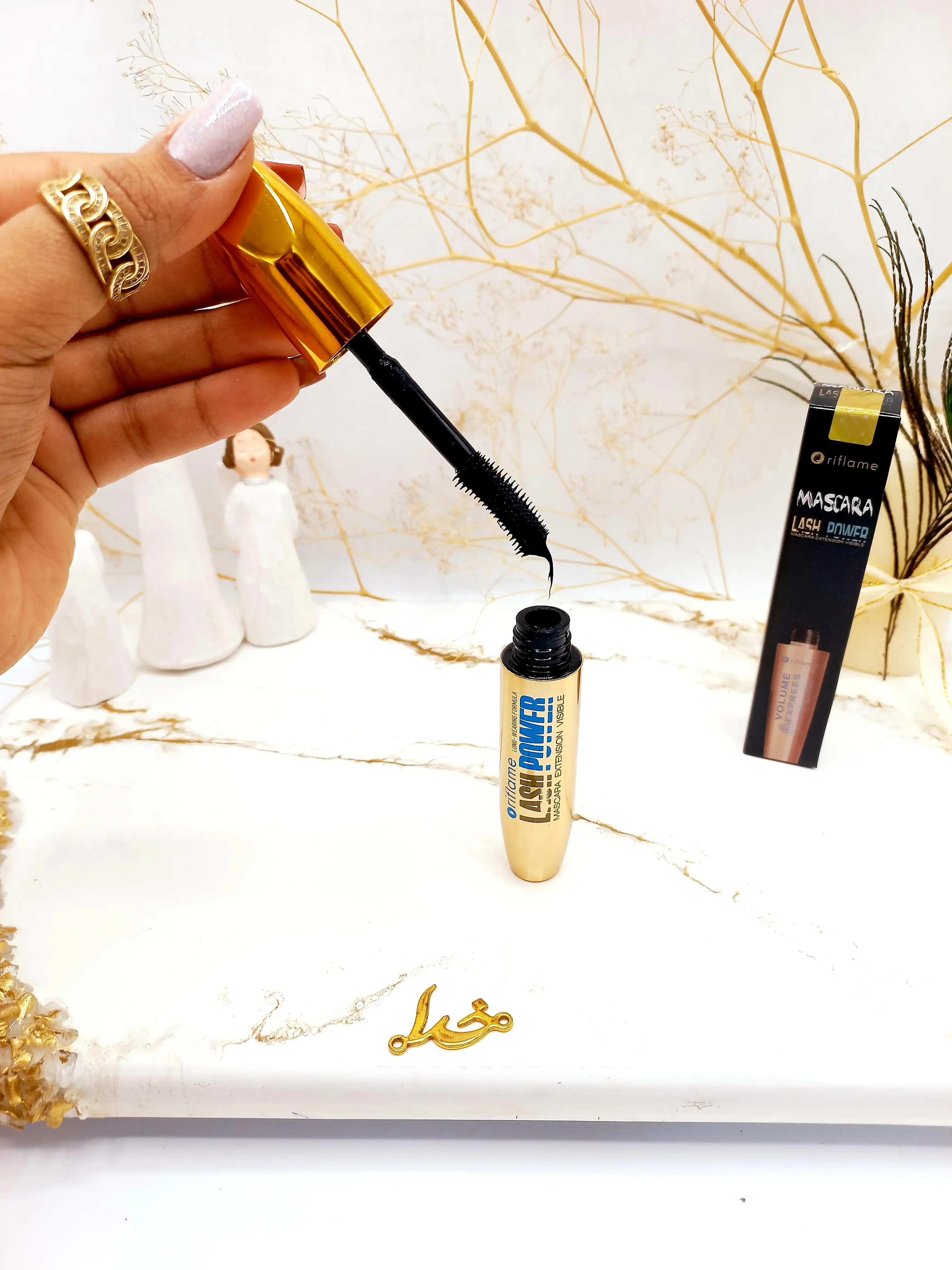 ریمل حجم دهنده و بلند کننده مژه گیاهی اوریفلیم مدل لش پاور (ضدآب) ORIFLAME کد 4627