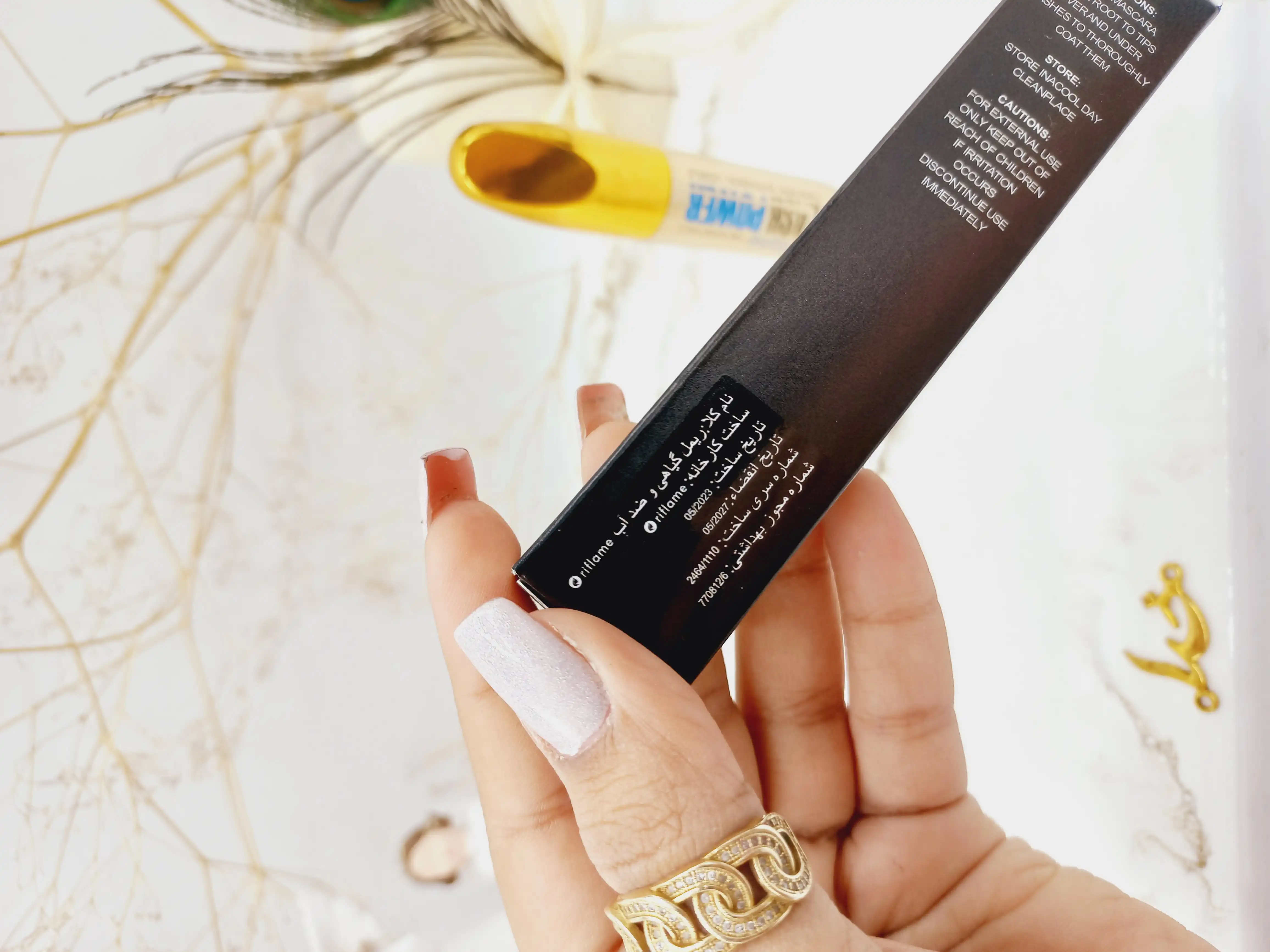 ریمل حجم دهنده و بلند کننده مژه گیاهی اوریفلیم مدل لش پاور (ضدآب) ORIFLAME کد 4627