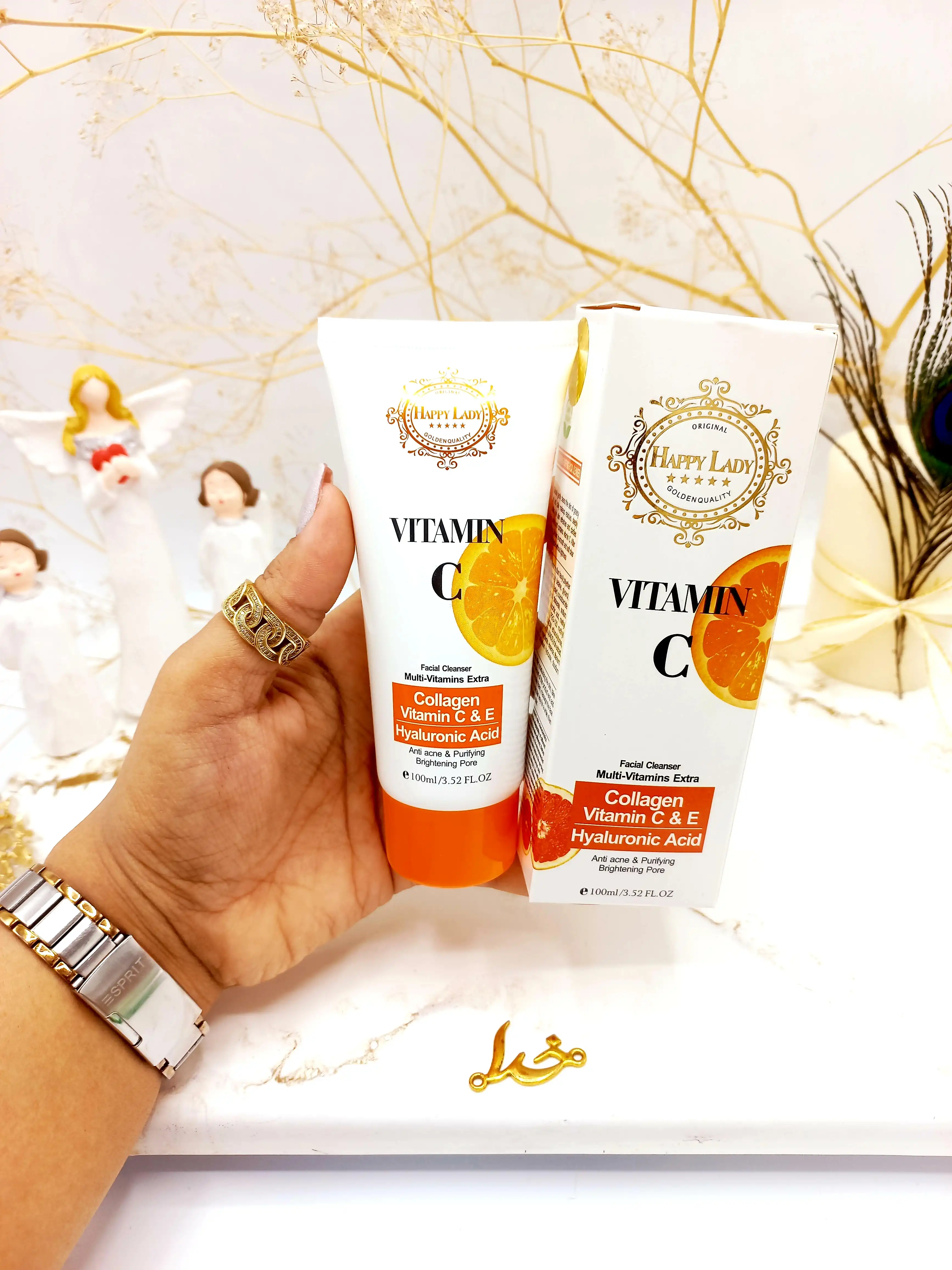 فوم ویتامین سی کلاژن هپی لیدی HAPPY LADY کد 3011