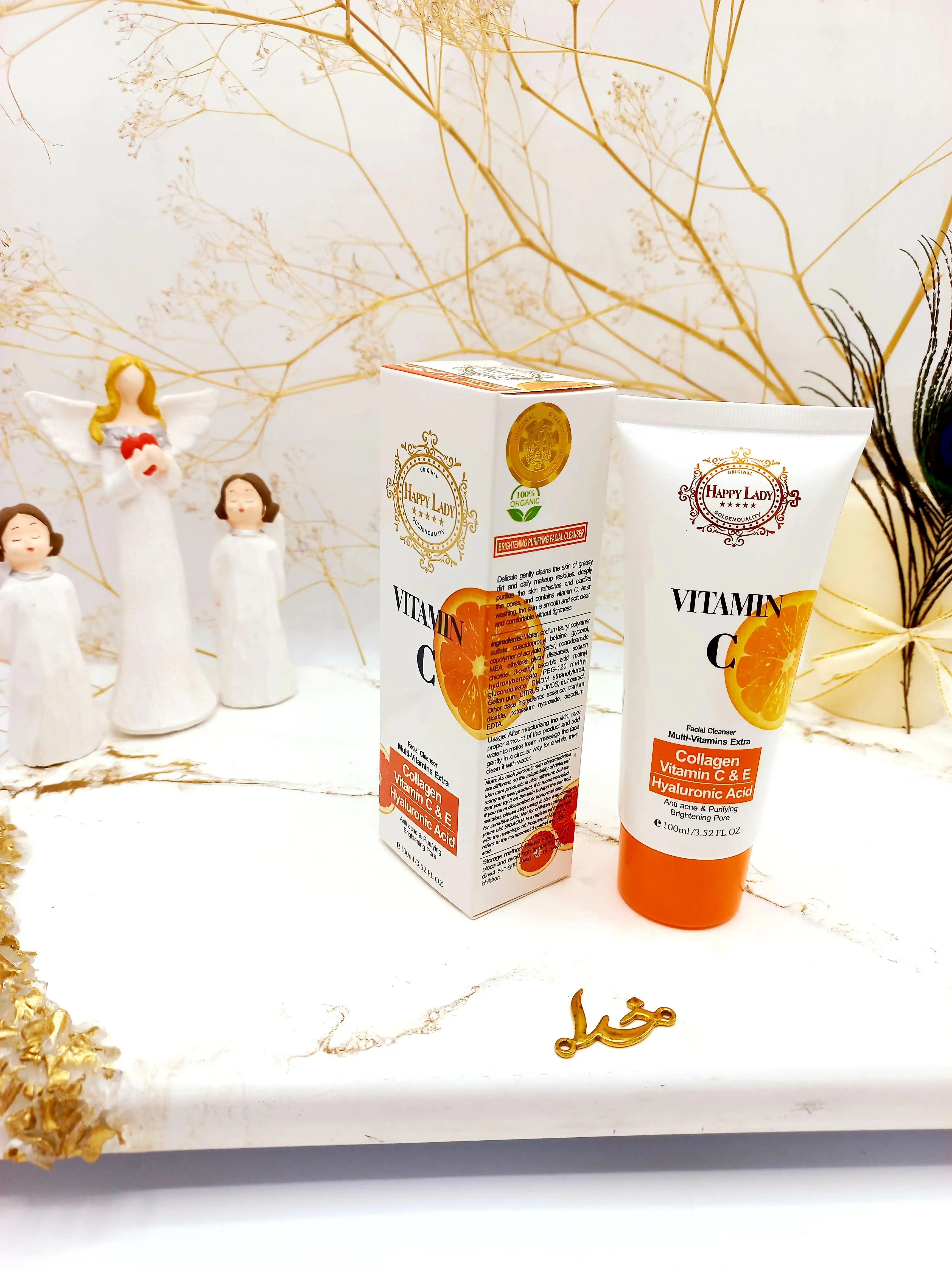 فوم ویتامین سی کلاژن هپی لیدی HAPPY LADY کد 3011