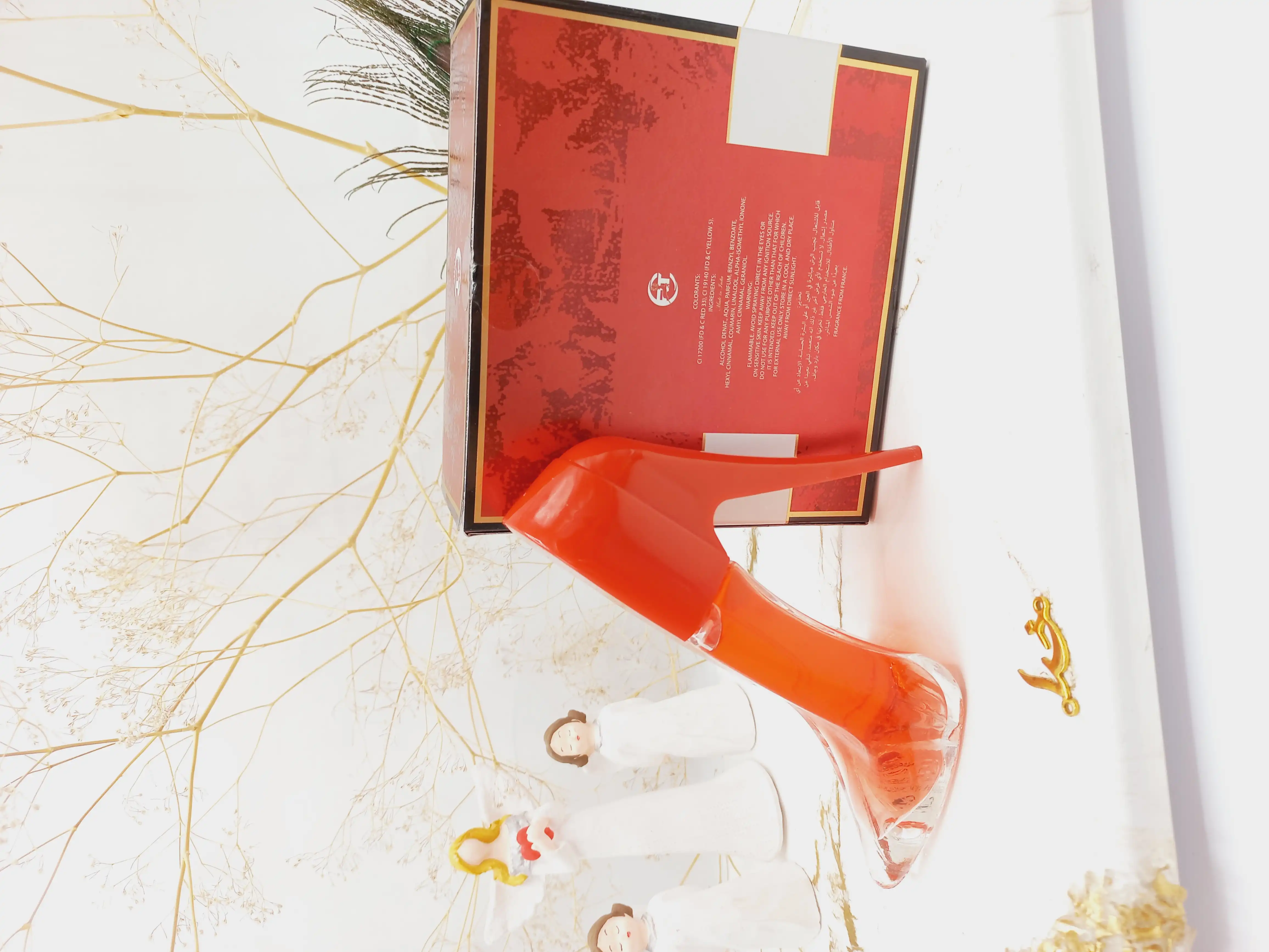 ادکلن زنانه خوشبو کفش قرمز GIAMOUR HEELS  90ml کد 30002