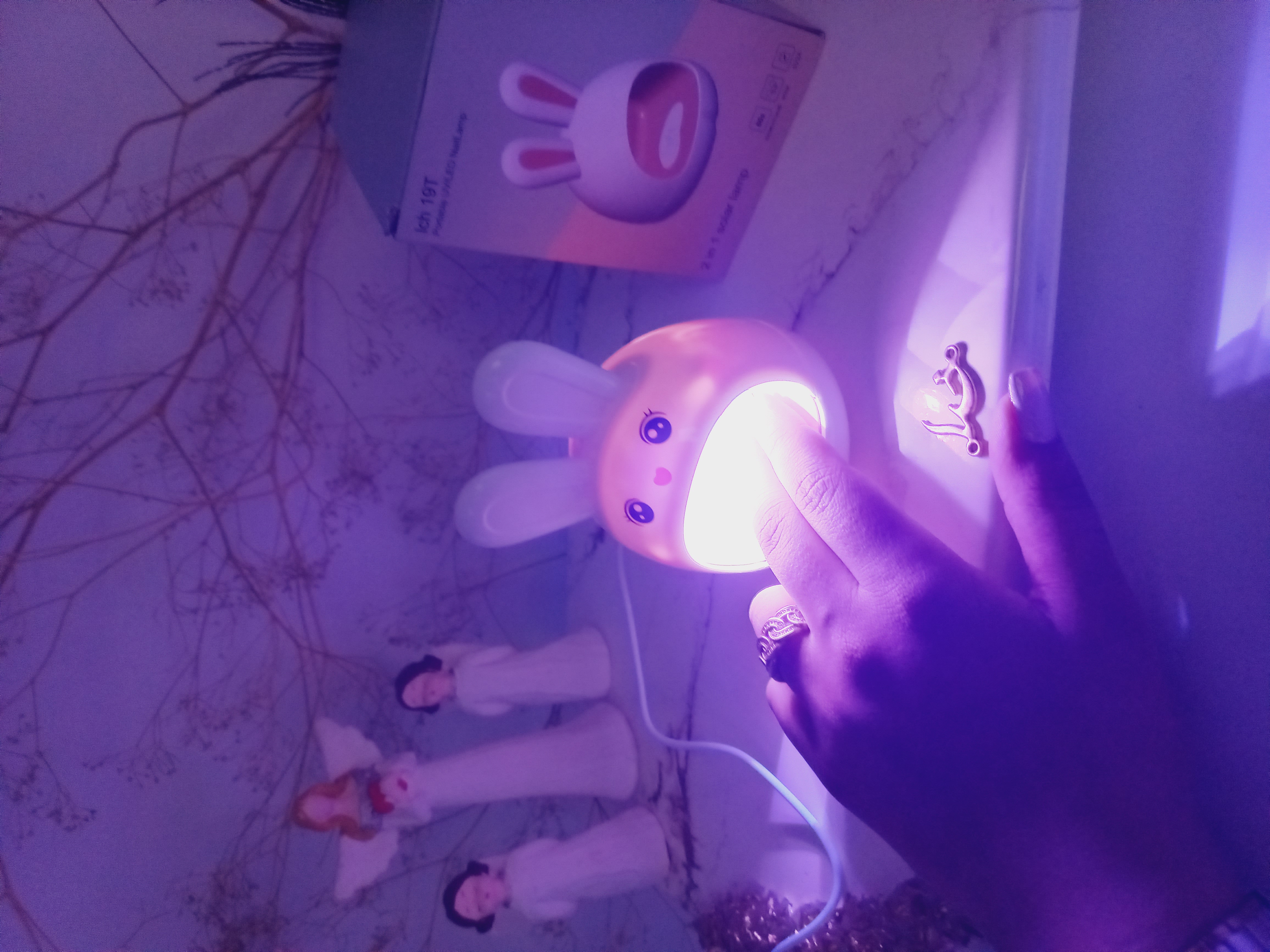 لامپ UV LED ژل لاک ناخن خشک کن طرح خرگوشی