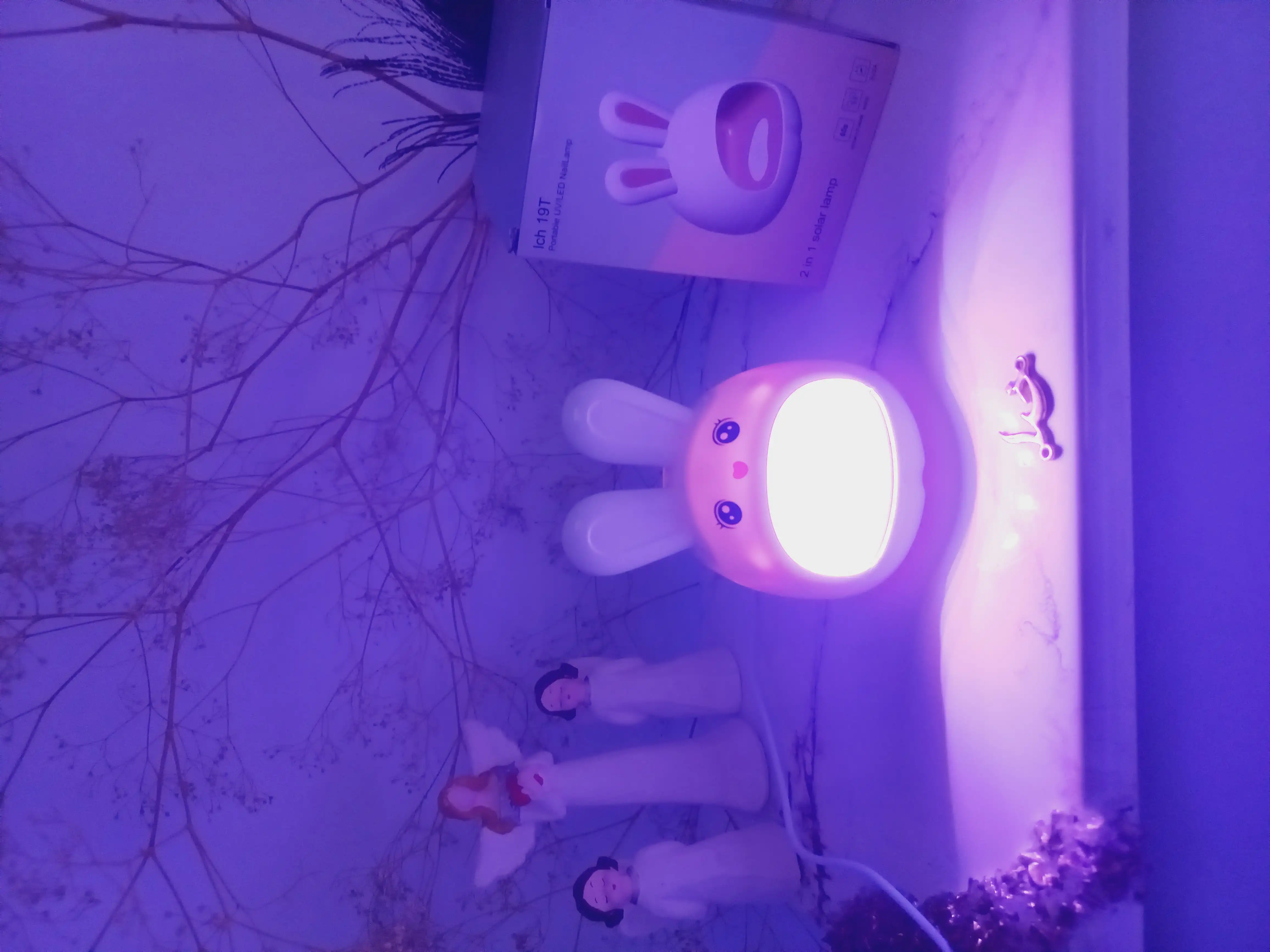 لامپ UV LED ژل لاک ناخن خشک کن طرح خرگوشی