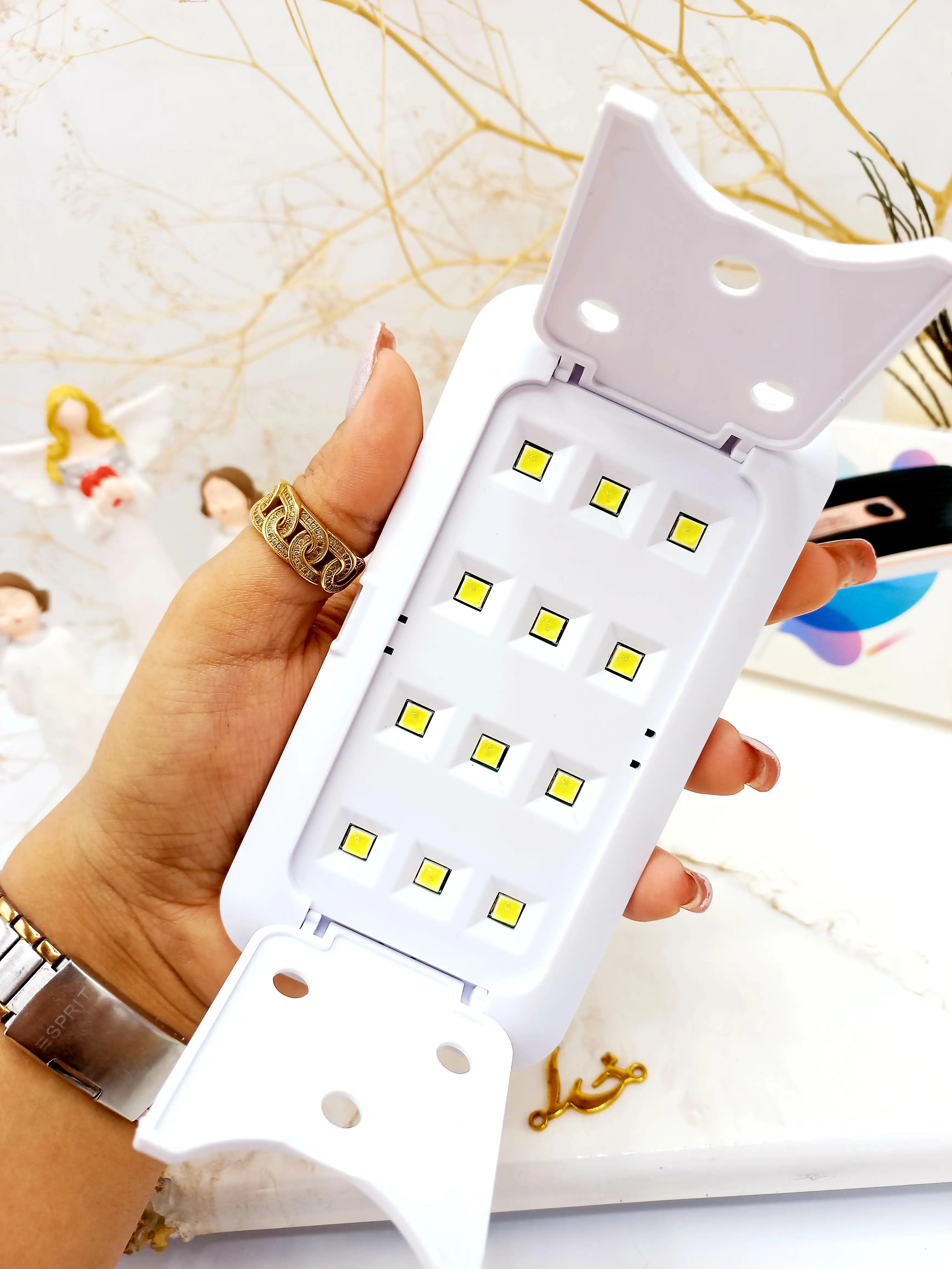 دستگاه یو وی خشک کن لاک ناخن BLUEOUE طرح قاب موبایل