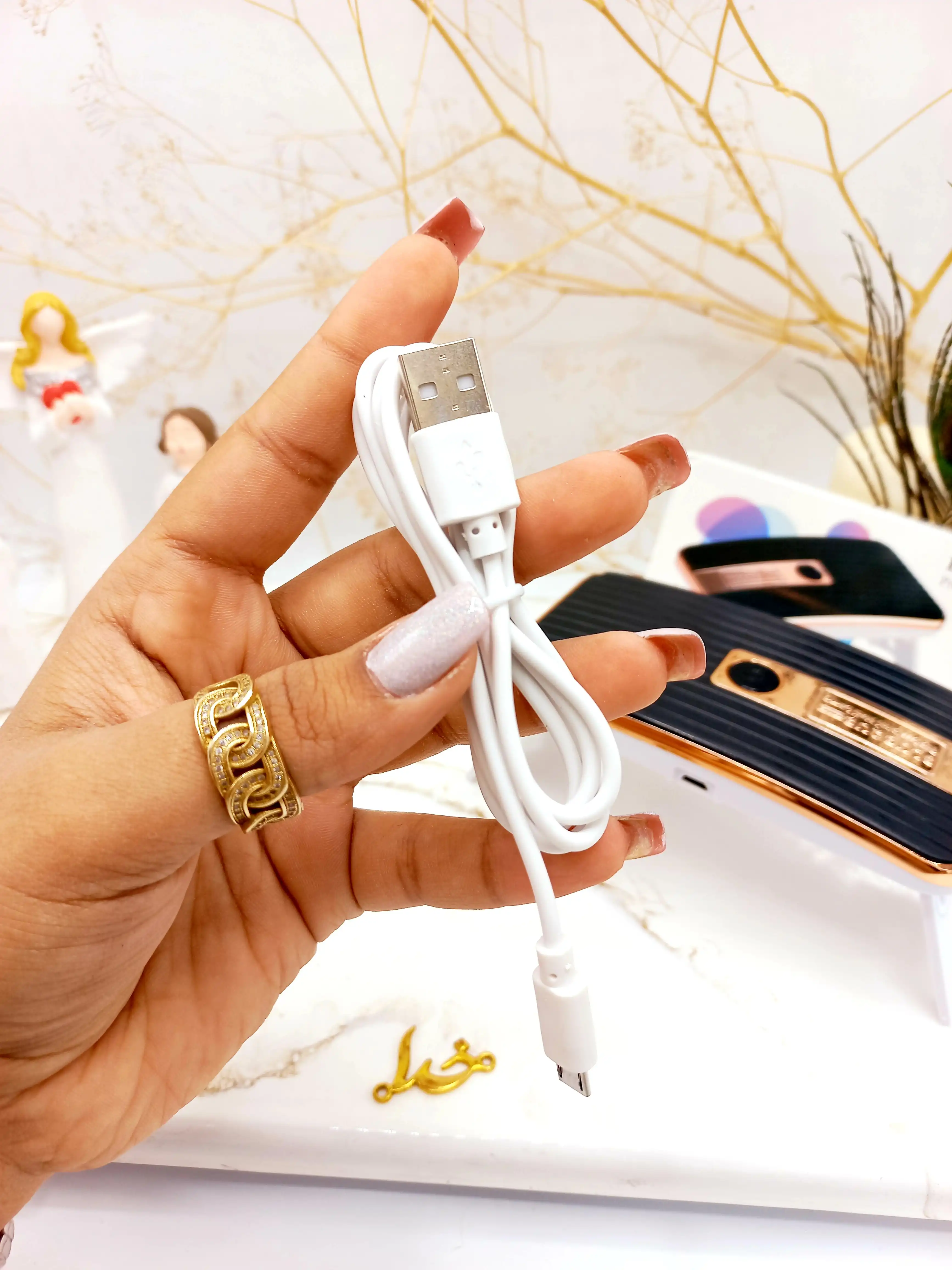 دستگاه یو وی خشک کن لاک ناخن BLUEOUE طرح قاب موبایل