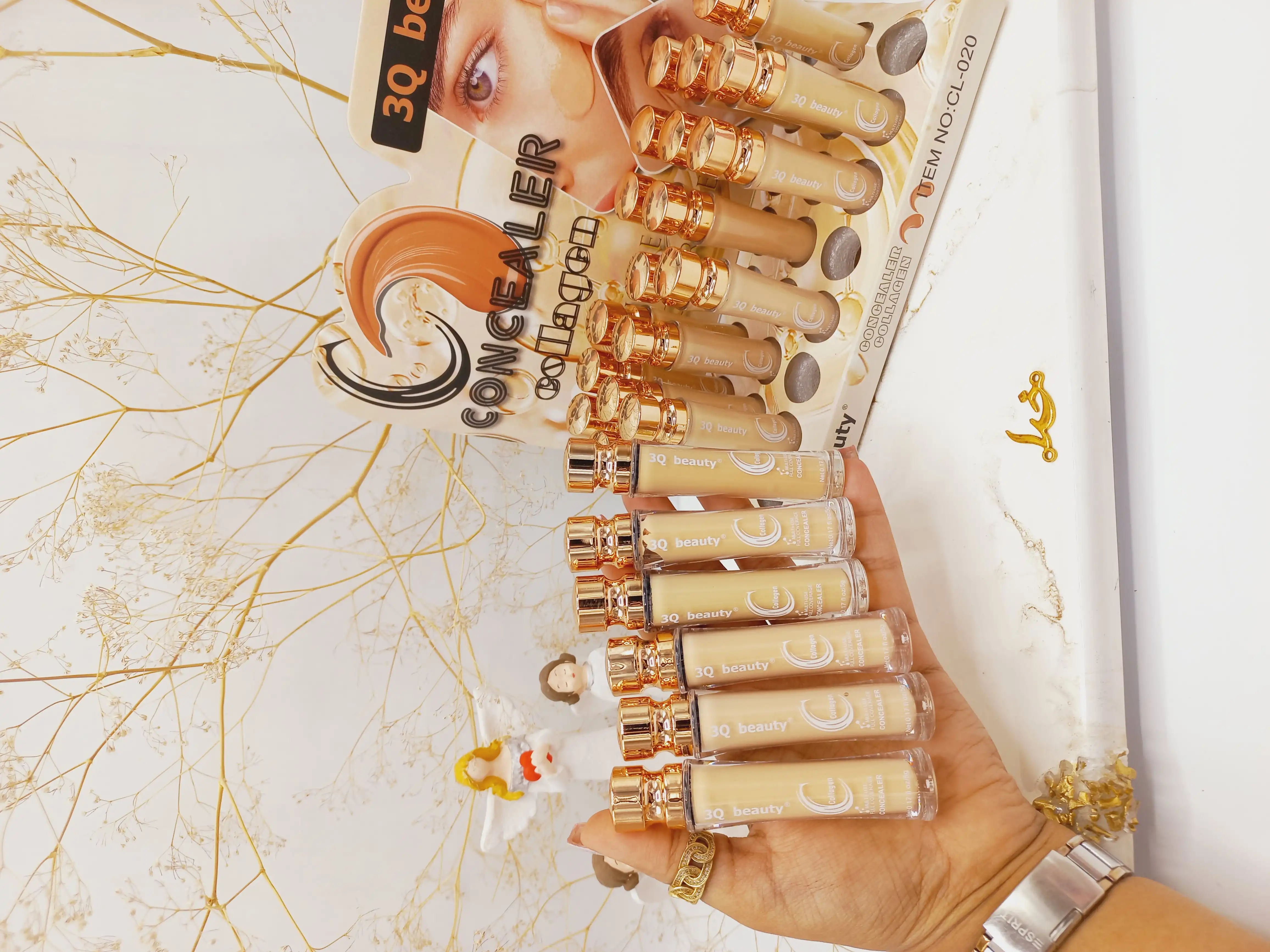 کانسیلر مایع 3Q beauty نچرال کد CL020