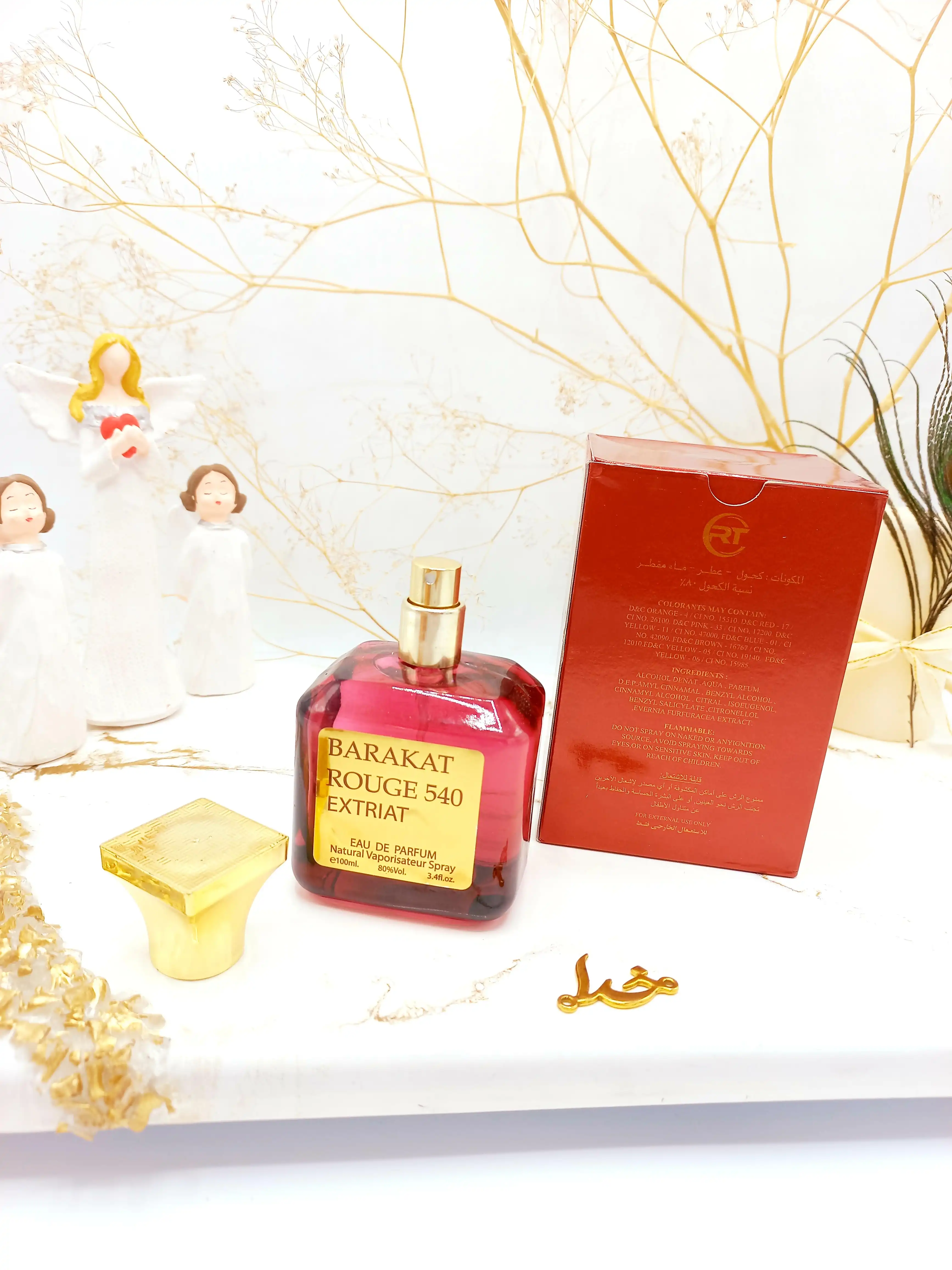 ادکلن 100 میل  زنانه باراکات رژ 540 (کارتن قرمز) اماراتی کد 2409