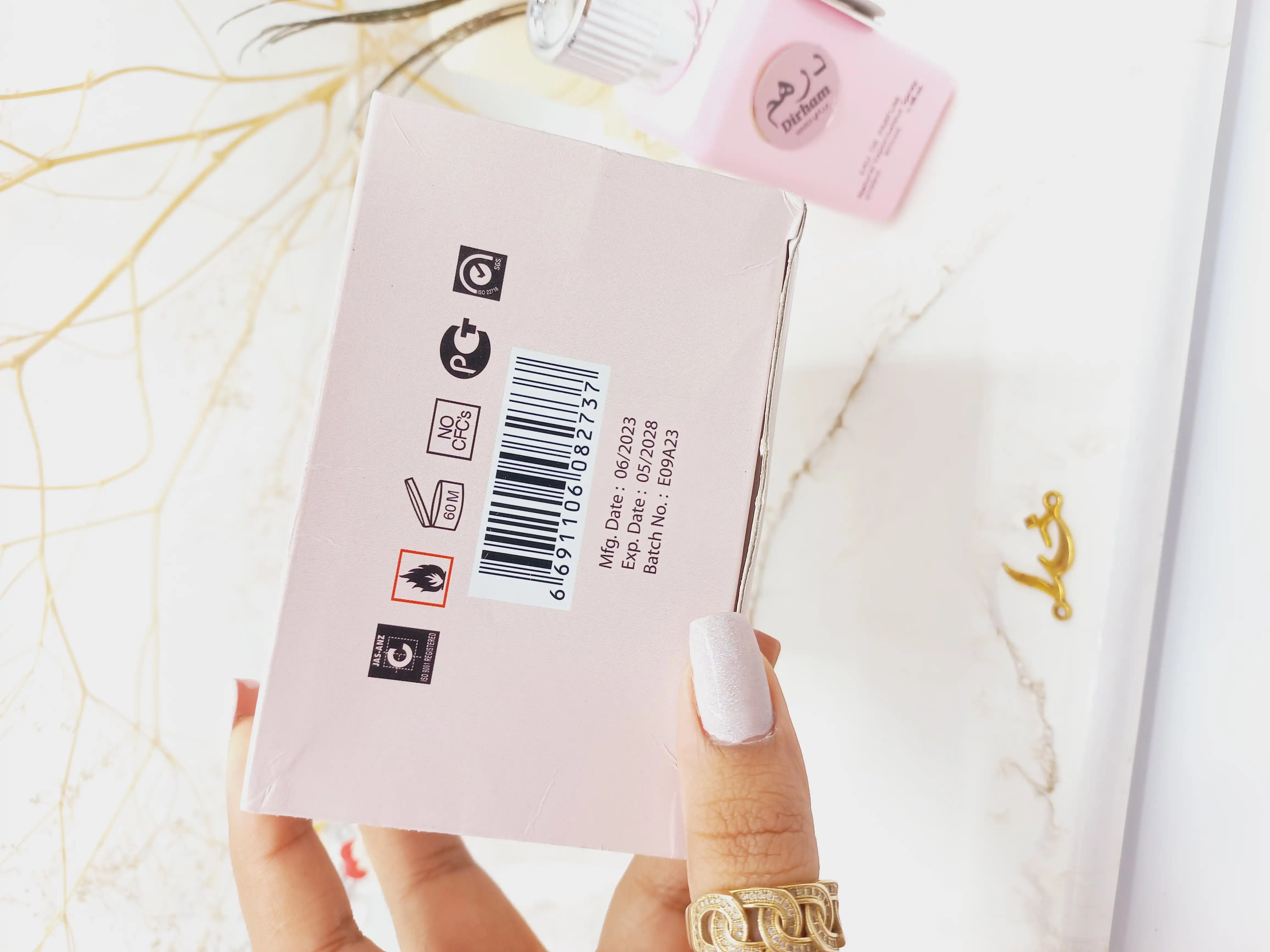 ادکلن 100 میل زنانه درهم Dirham اماراتی کد 2737