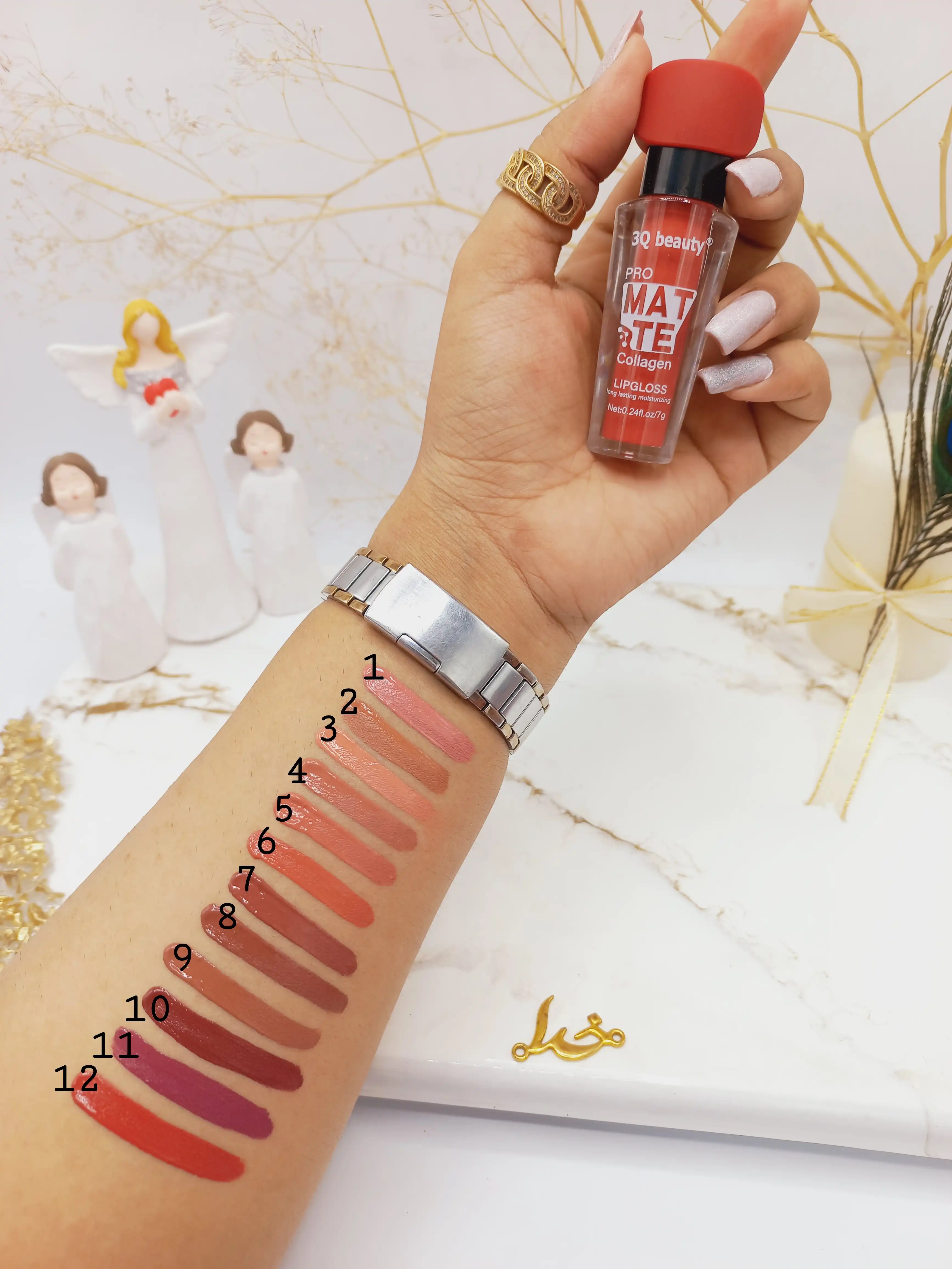 رژ مایع پرطرفدار مات 3Q Beauty کد 022